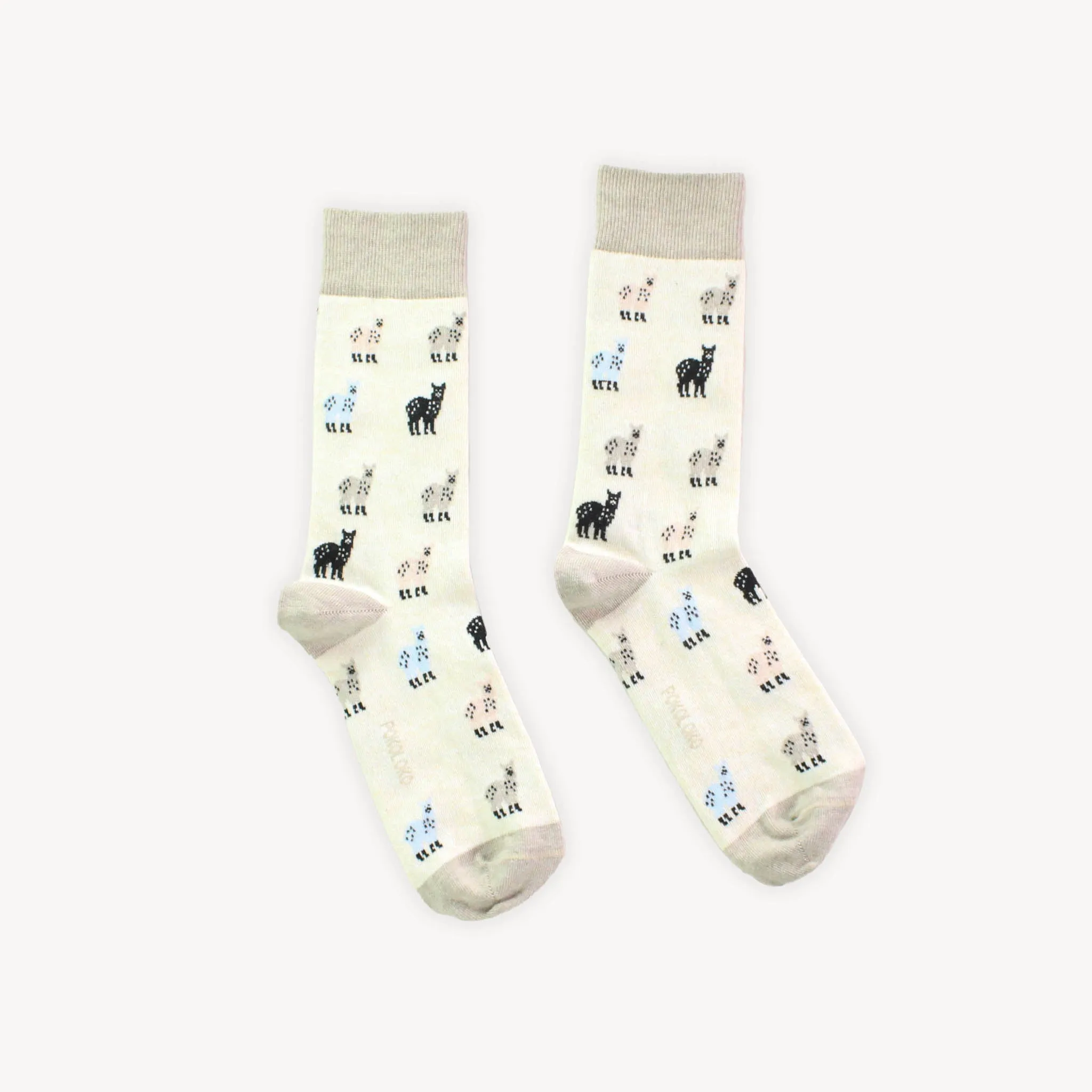 Alpaca Fiesta Pima Socks sold by POKOLOKO