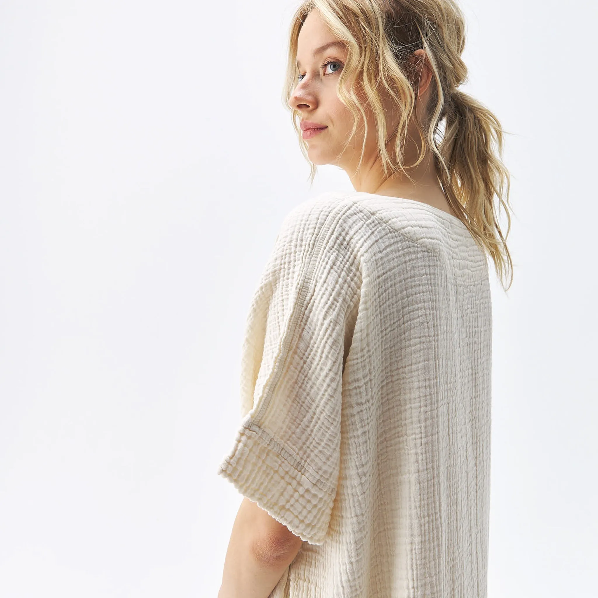 Crinkle Balloon Dress sold by POKOLOKO product image thumbnail 4