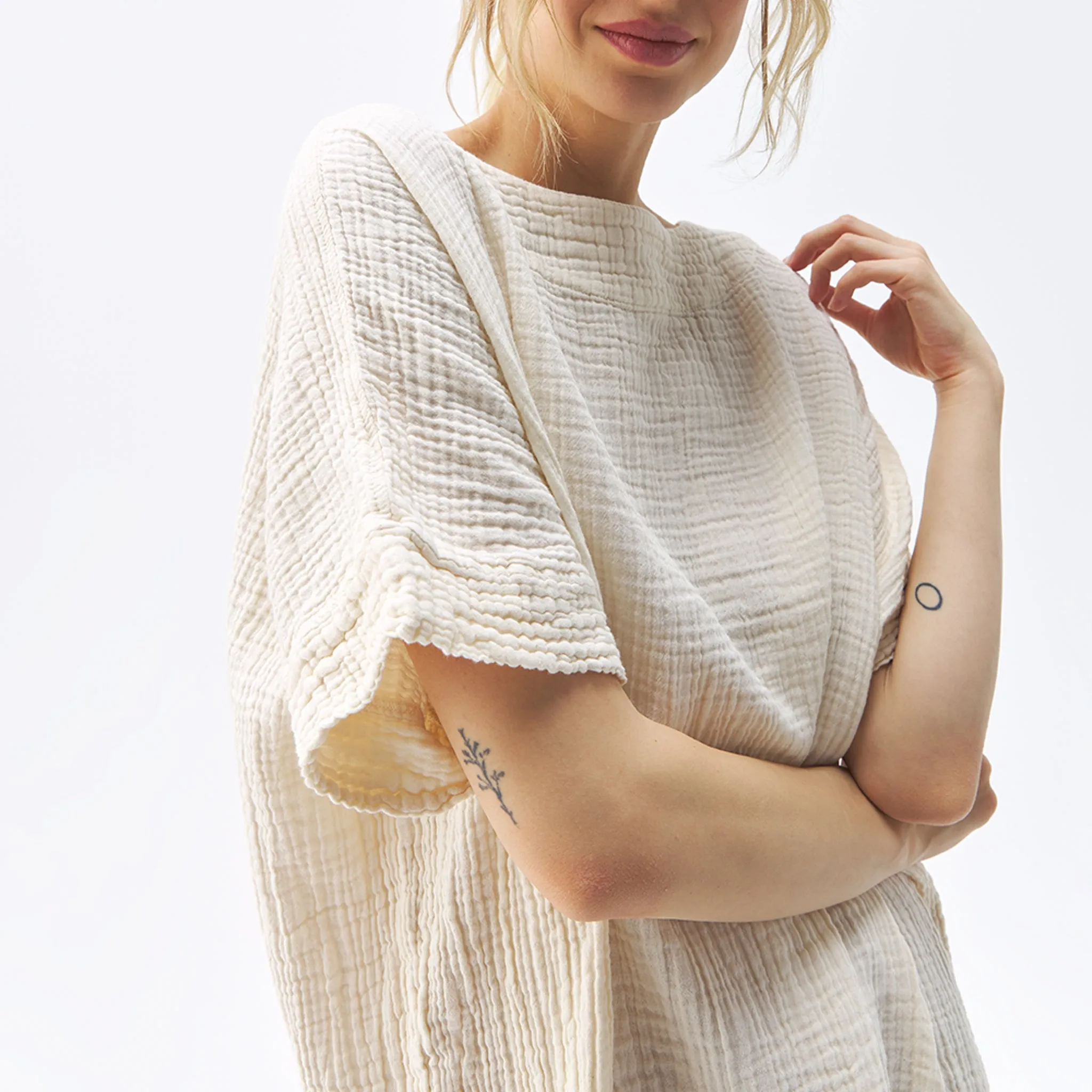 Crinkle Balloon Dress sold by POKOLOKO product image thumbnail 3