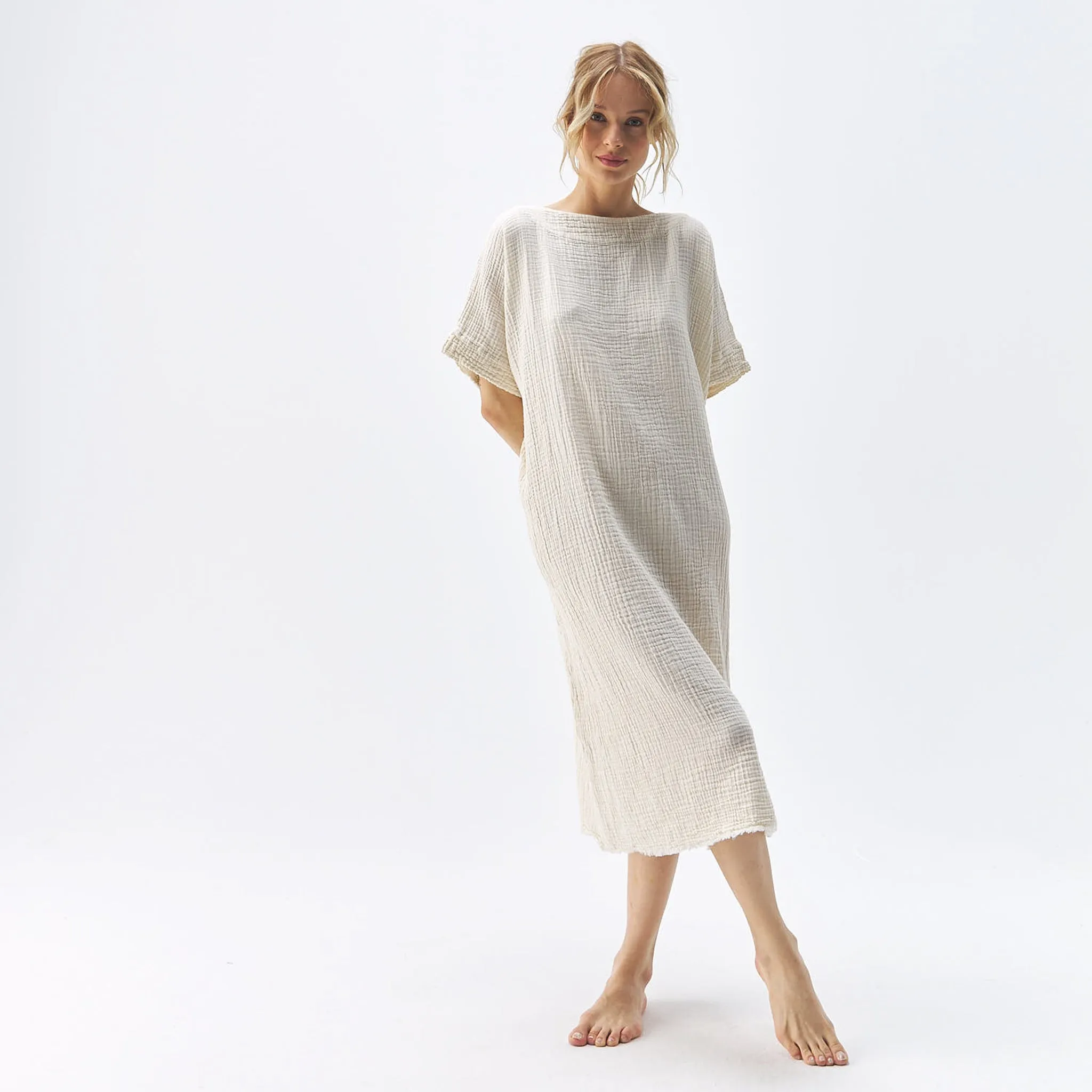 Crinkle Balloon Dress sold by POKOLOKO