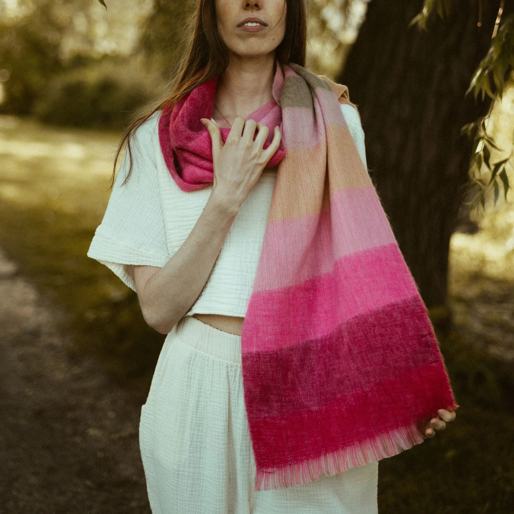 Mood Alpaca Seamless Scarf sold by POKOLOKO product image thumbnail 2