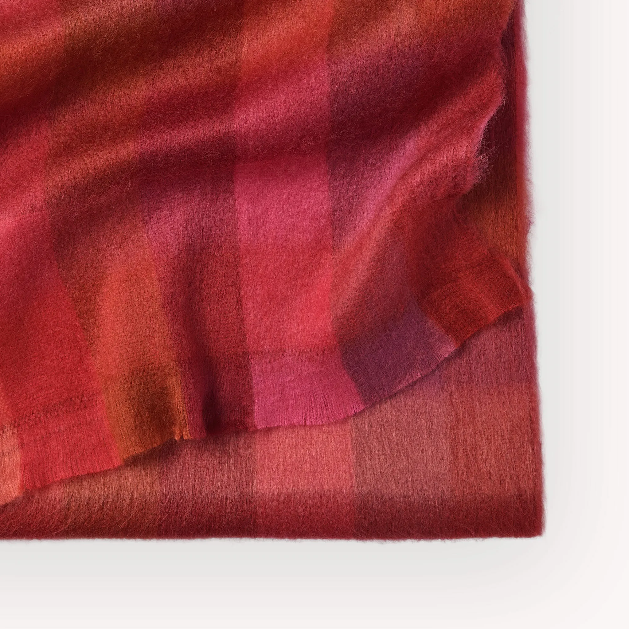 Alpaca Seamless Check Scarf sold by POKOLOKO product image thumbnail 2