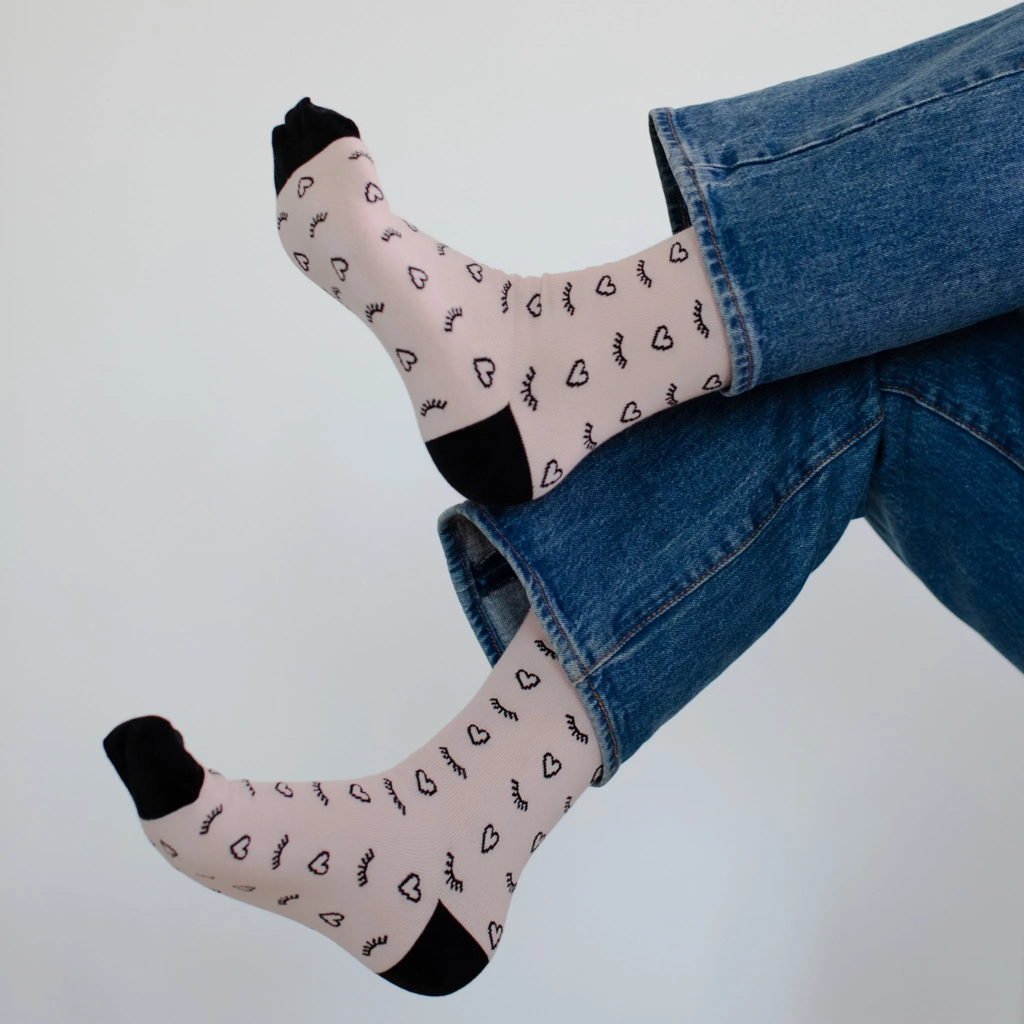 Heart Warmer Print Socks sold by POKOLOKO product image thumbnail 3