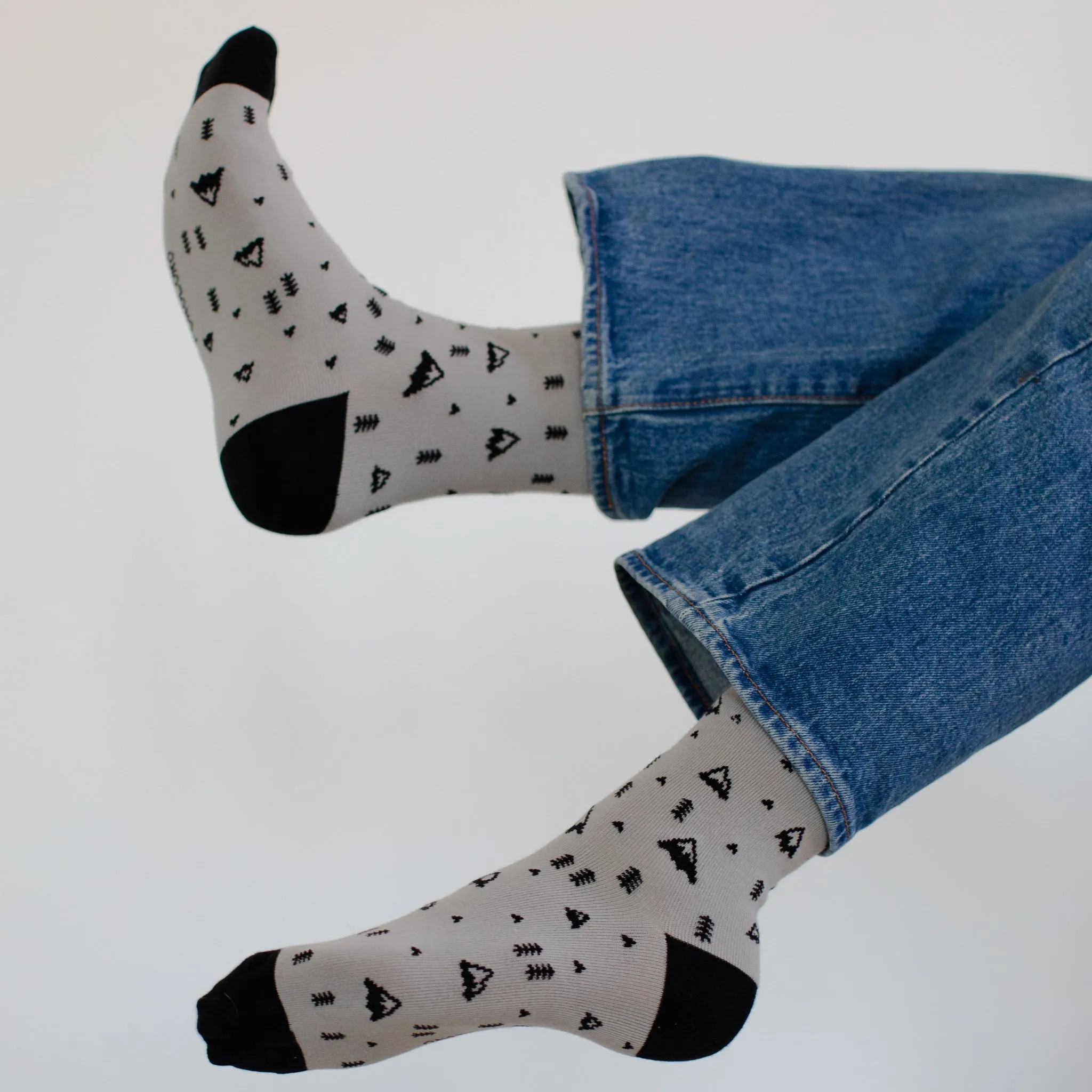 Tree Hugger Print Socks sold by POKOLOKO product image thumbnail 3
