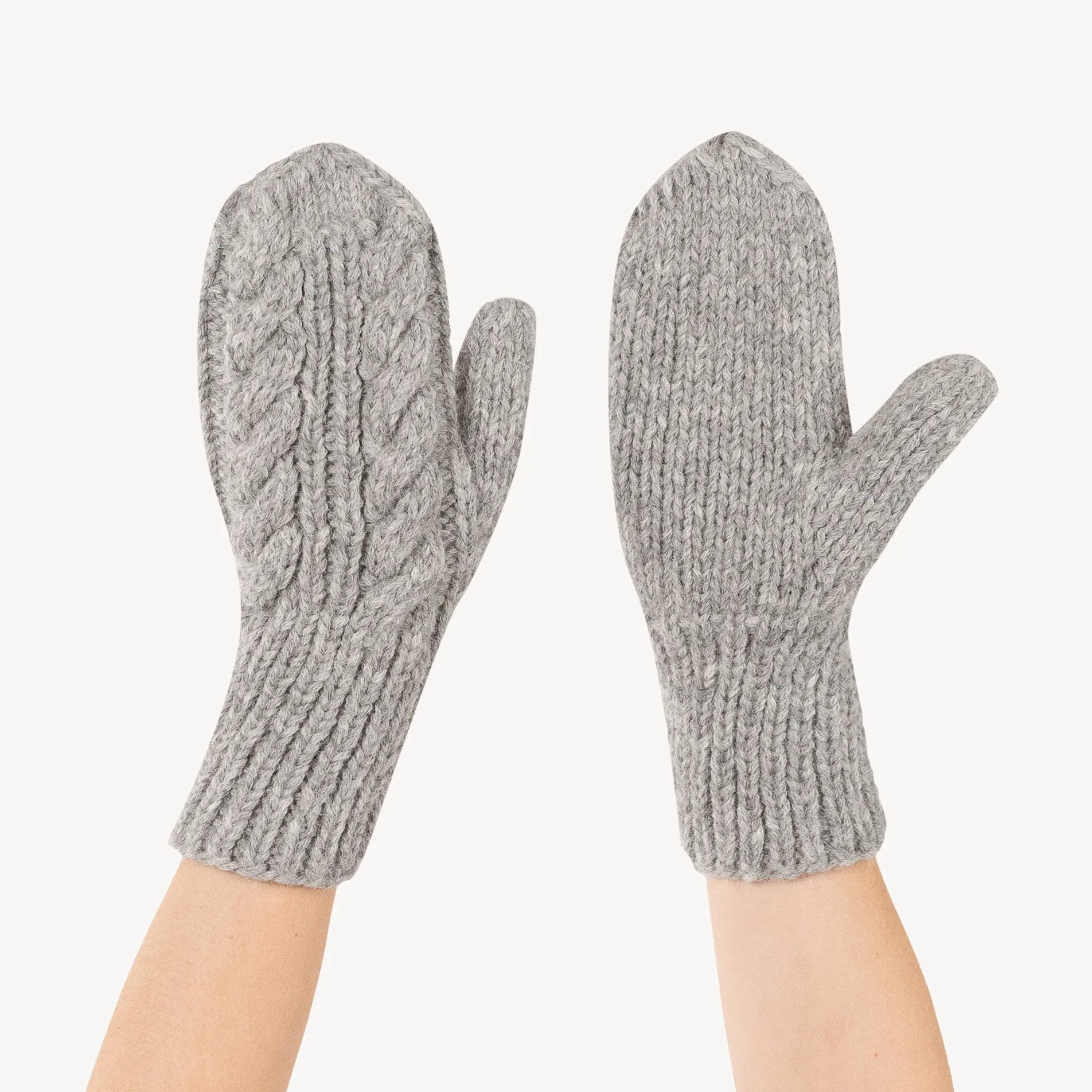 Hand-Knit Alpaca Mittens sold by POKOLOKO product image thumbnail 3