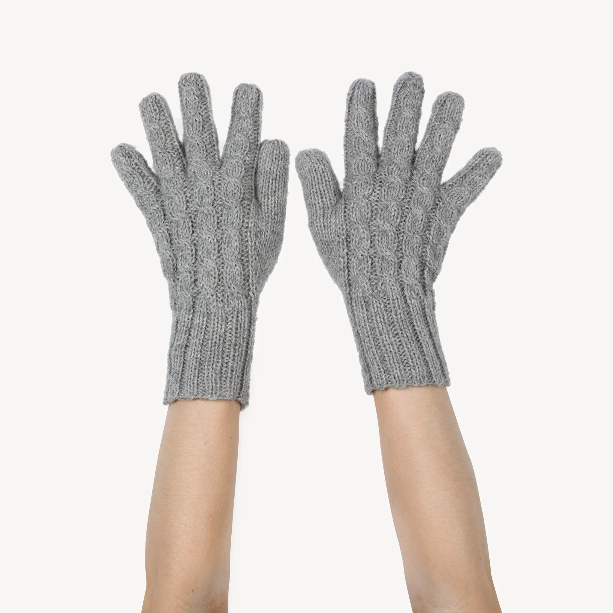 Hand-Knit Alpaca Gloves sold by POKOLOKO product image thumbnail 4