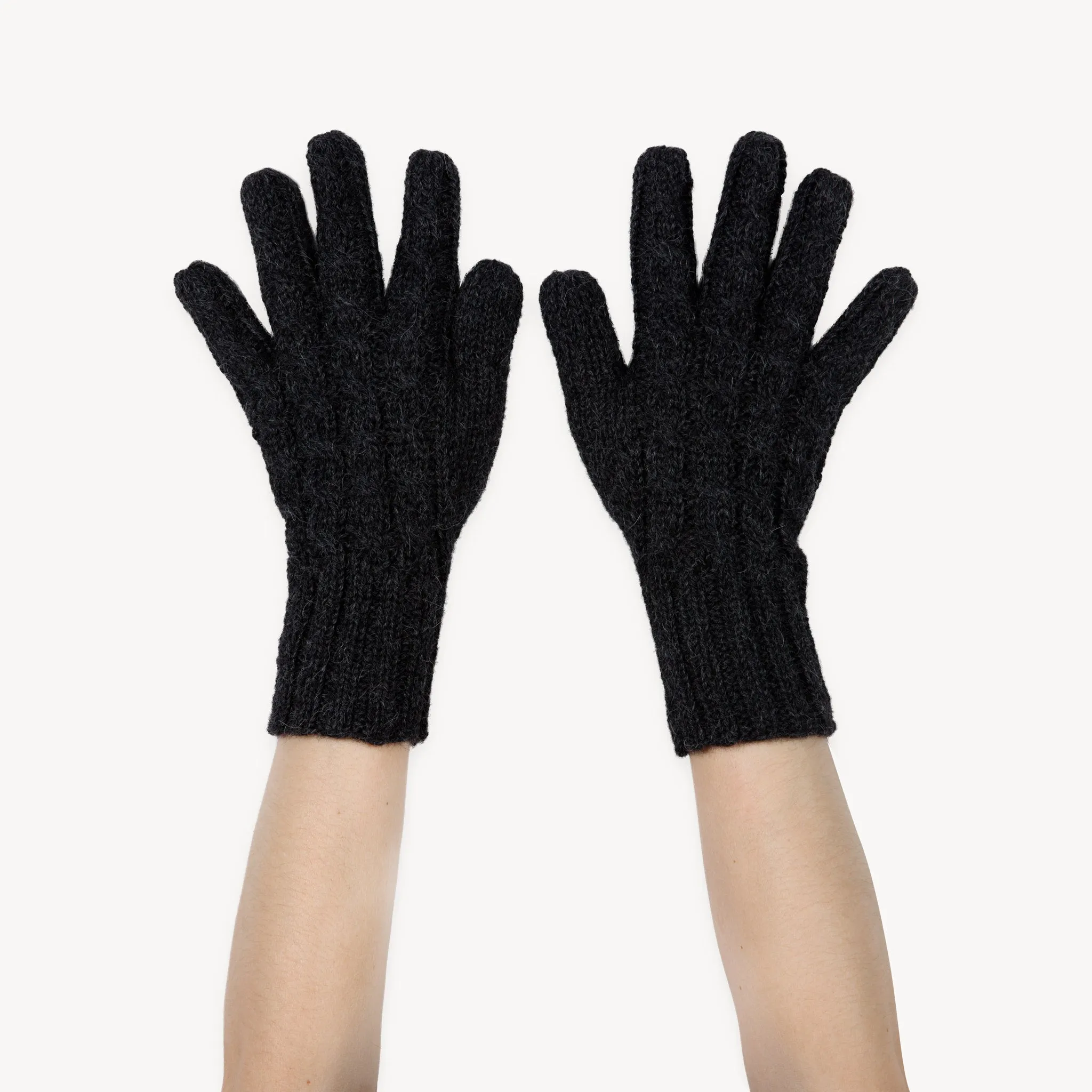Hand-Knit Alpaca Gloves sold by POKOLOKO product image thumbnail 3