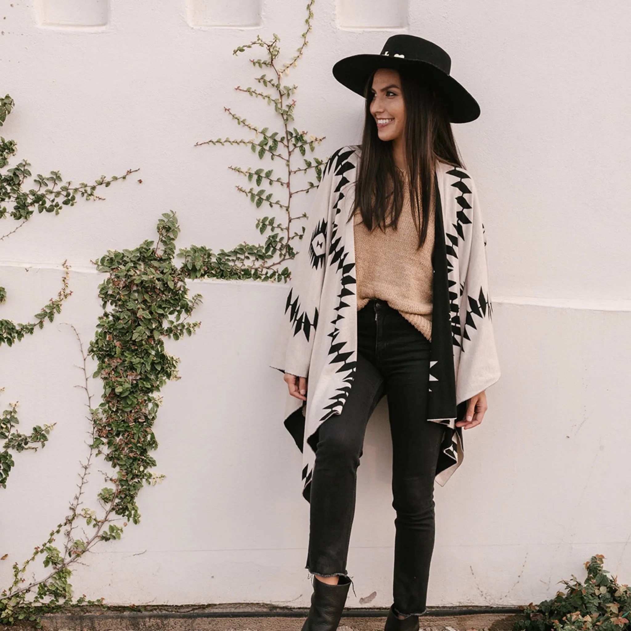 Ivy Alpaca Ruana sold by POKOLOKO product image thumbnail 2