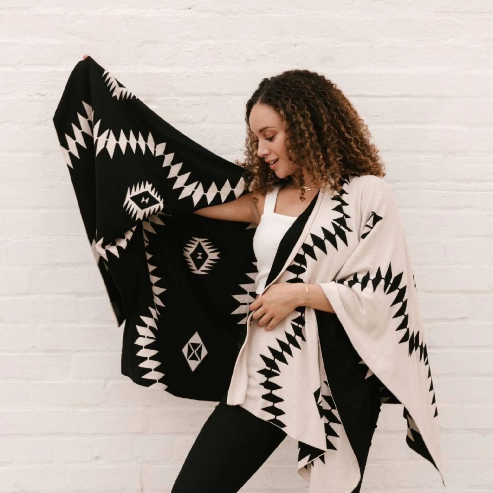 Ivy Alpaca Ruana sold by POKOLOKO product image thumbnail 3