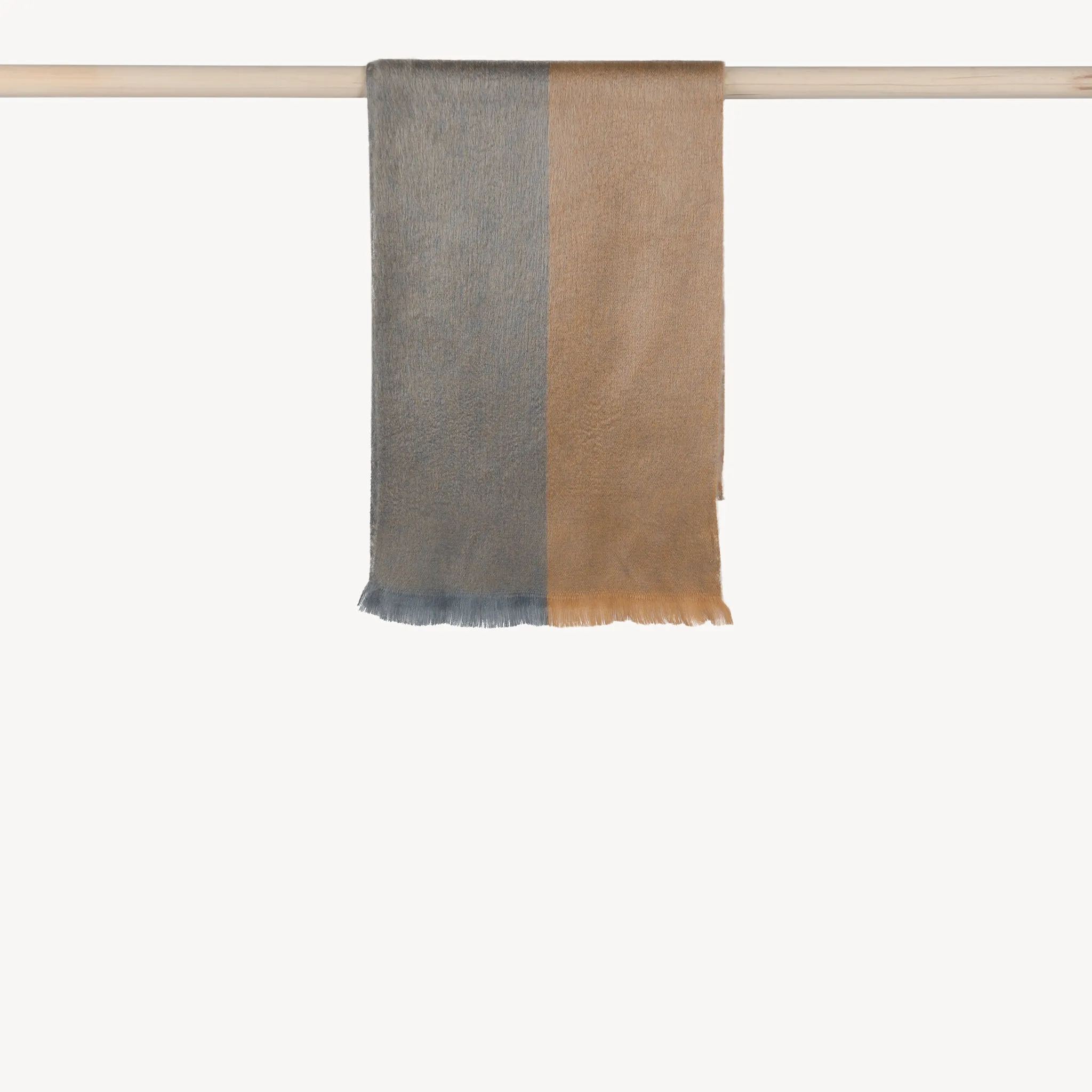 Two-Tone Alpaca Seamless Scarf sold by POKOLOKO product image thumbnail 2