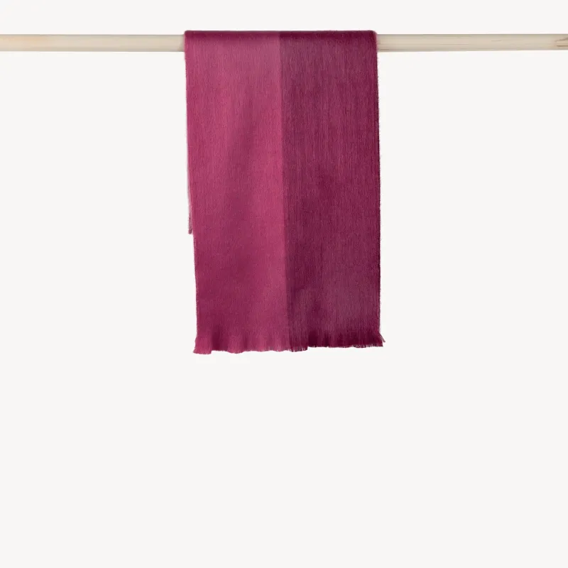 Two-Tone Alpaca Seamless Scarf sold by POKOLOKO