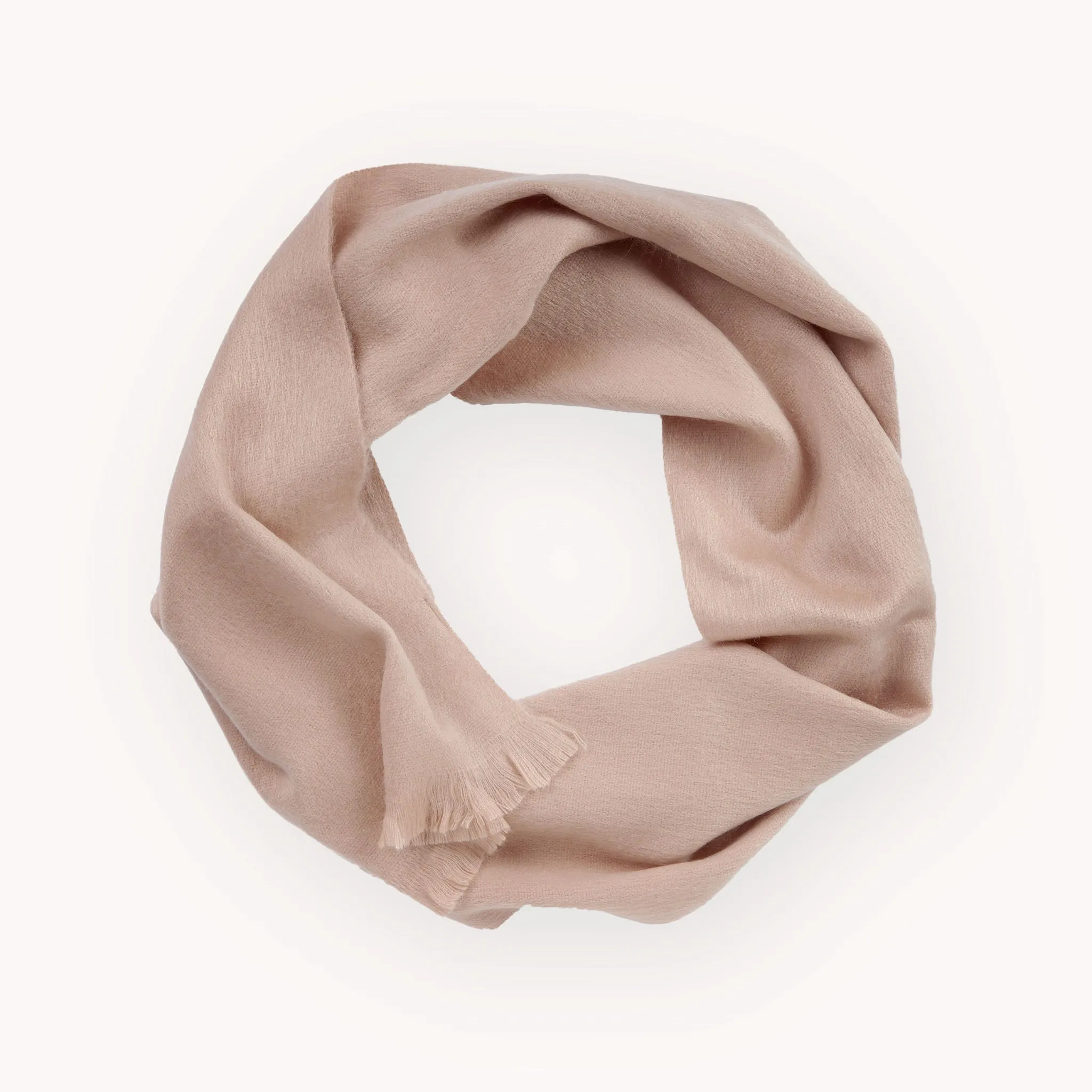 Solid Alpaca Seamless Scarf sold by POKOLOKO