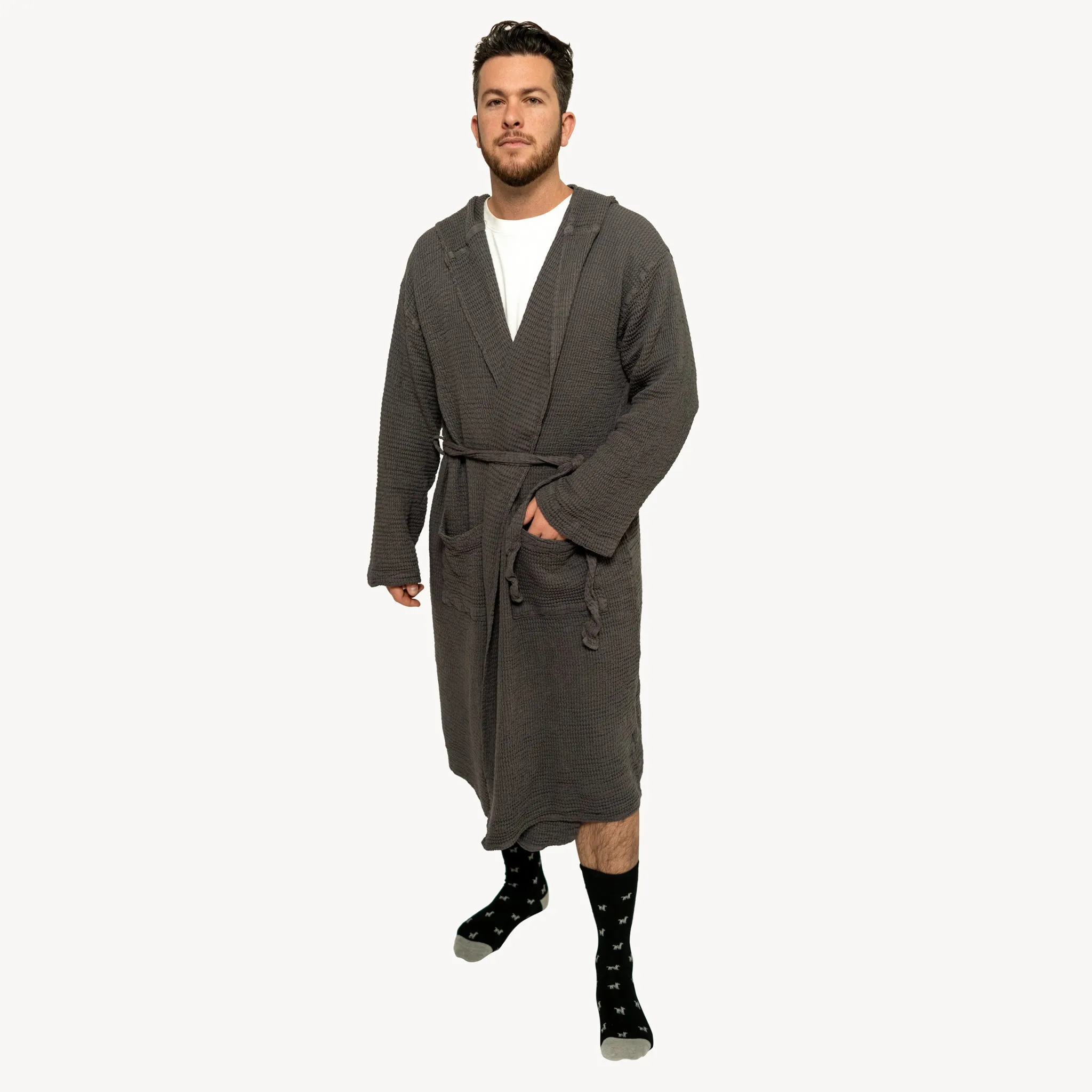 Wave Bamboo Robe sold by POKOLOKO product image thumbnail 4