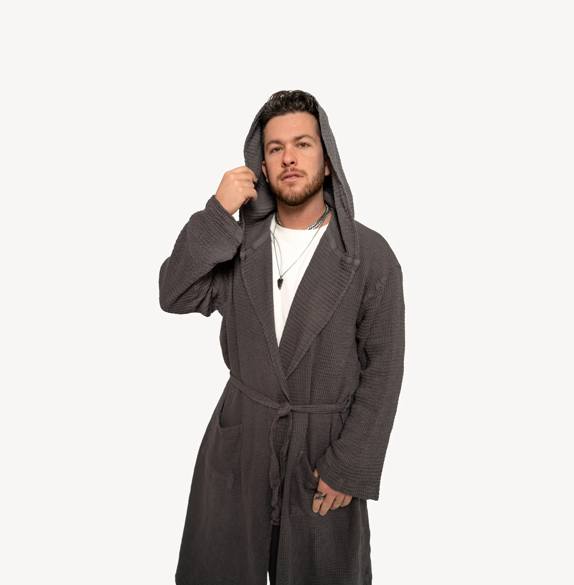 Wave Bamboo Robe sold by POKOLOKO product image thumbnail 3
