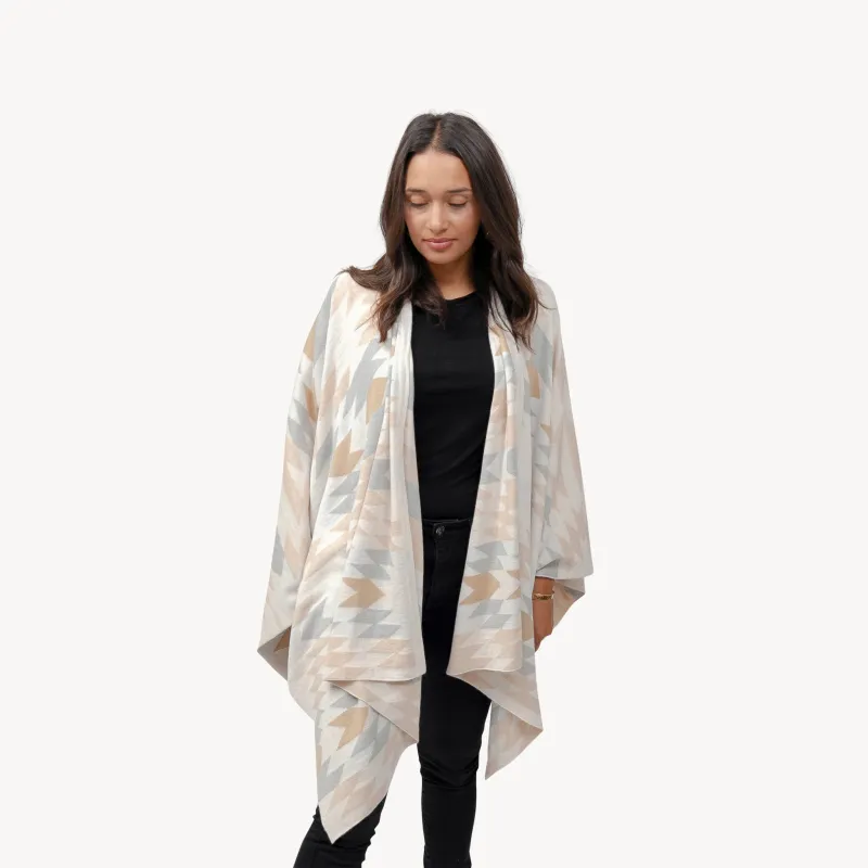 Carmen Alpaca Ruana sold by POKOLOKO