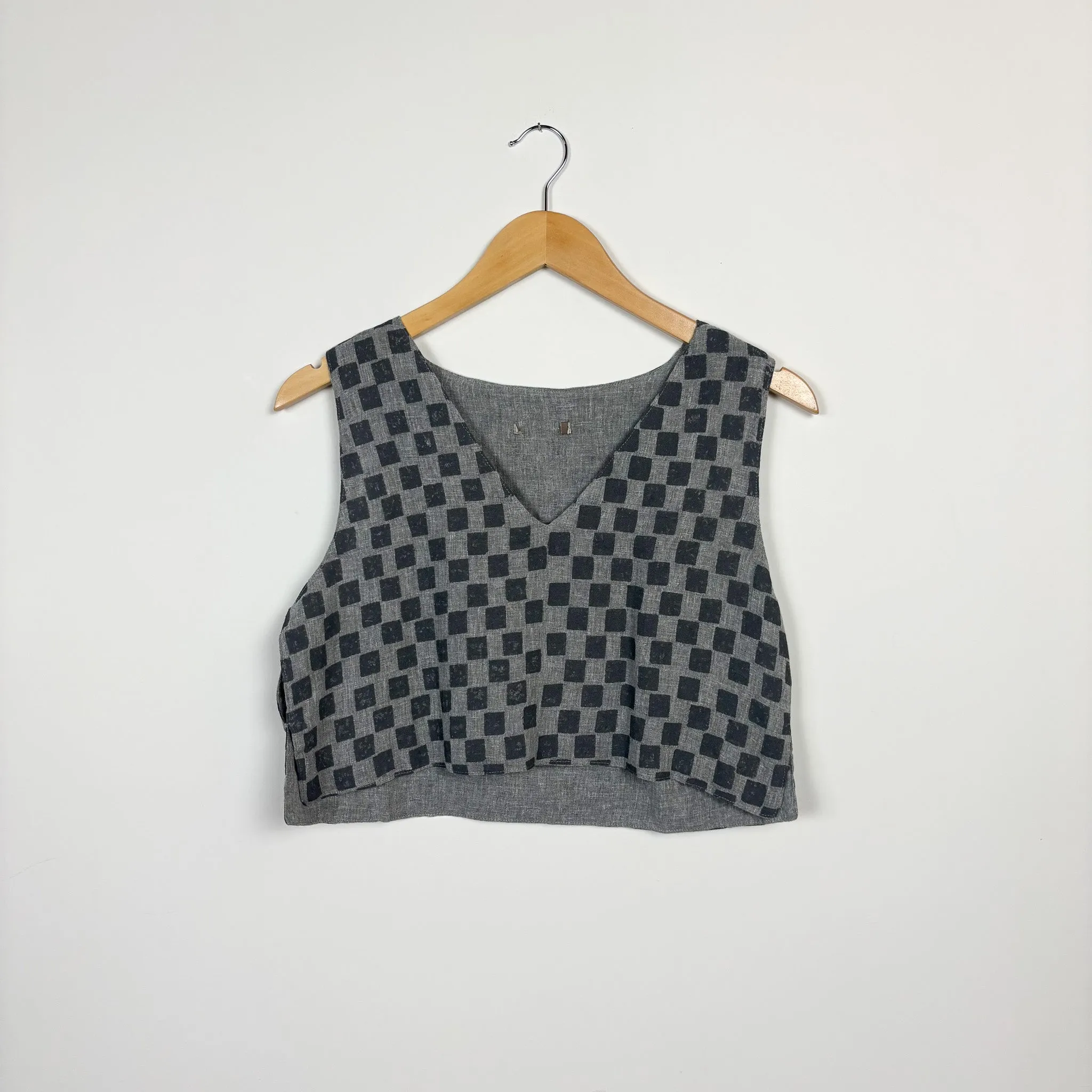 Checkered Crop Tank sold by POKOLOKO