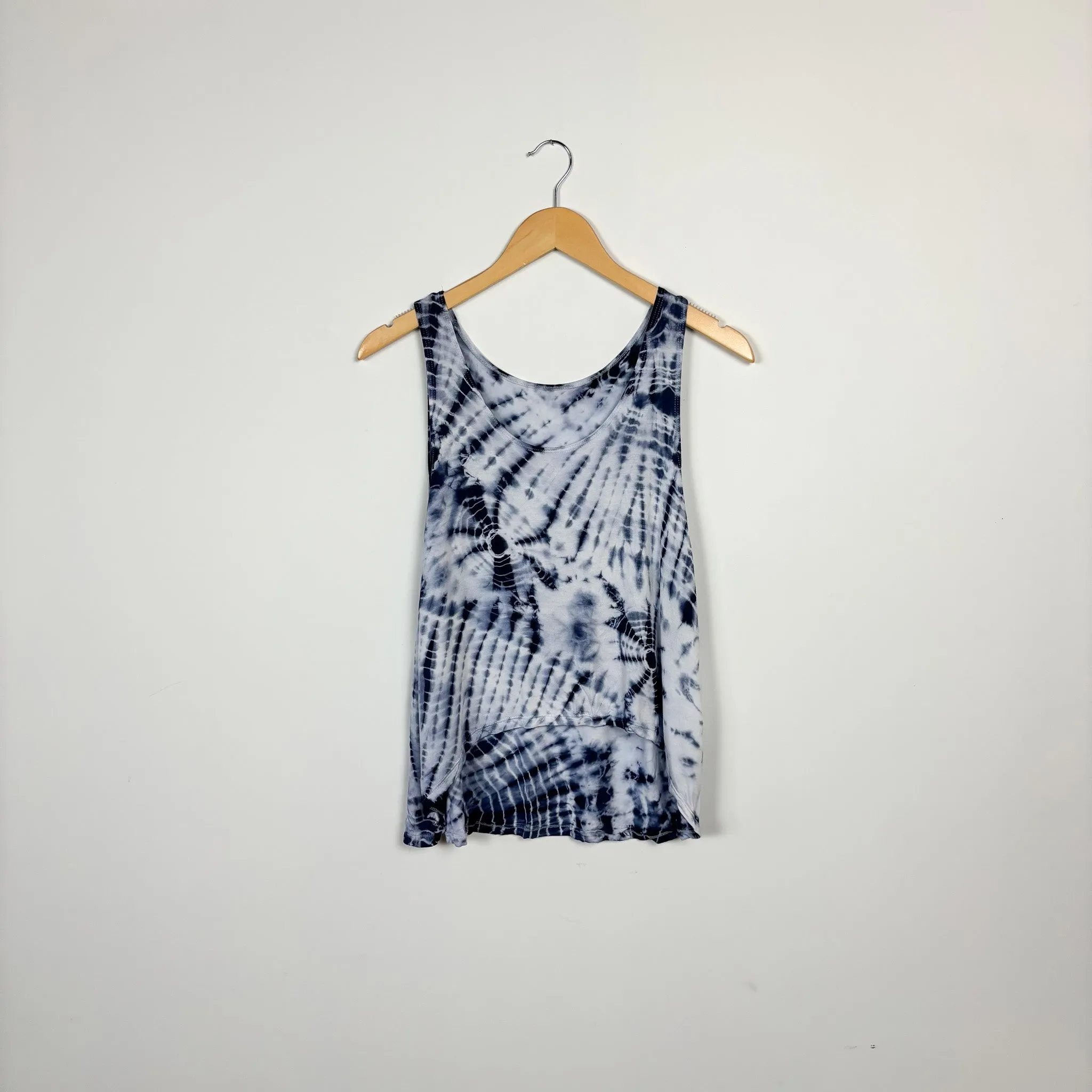 Tie Dye Navy Tank sold by POKOLOKO