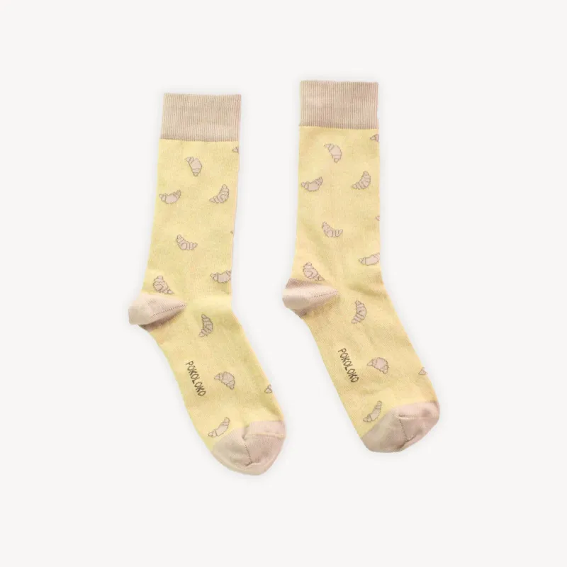 Croissant Pima Socks sold by POKOLOKO