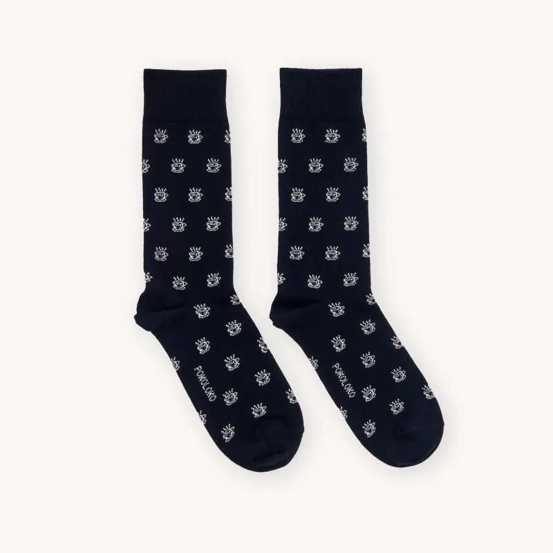 Coffee Lover Print Socks sold by POKOLOKO