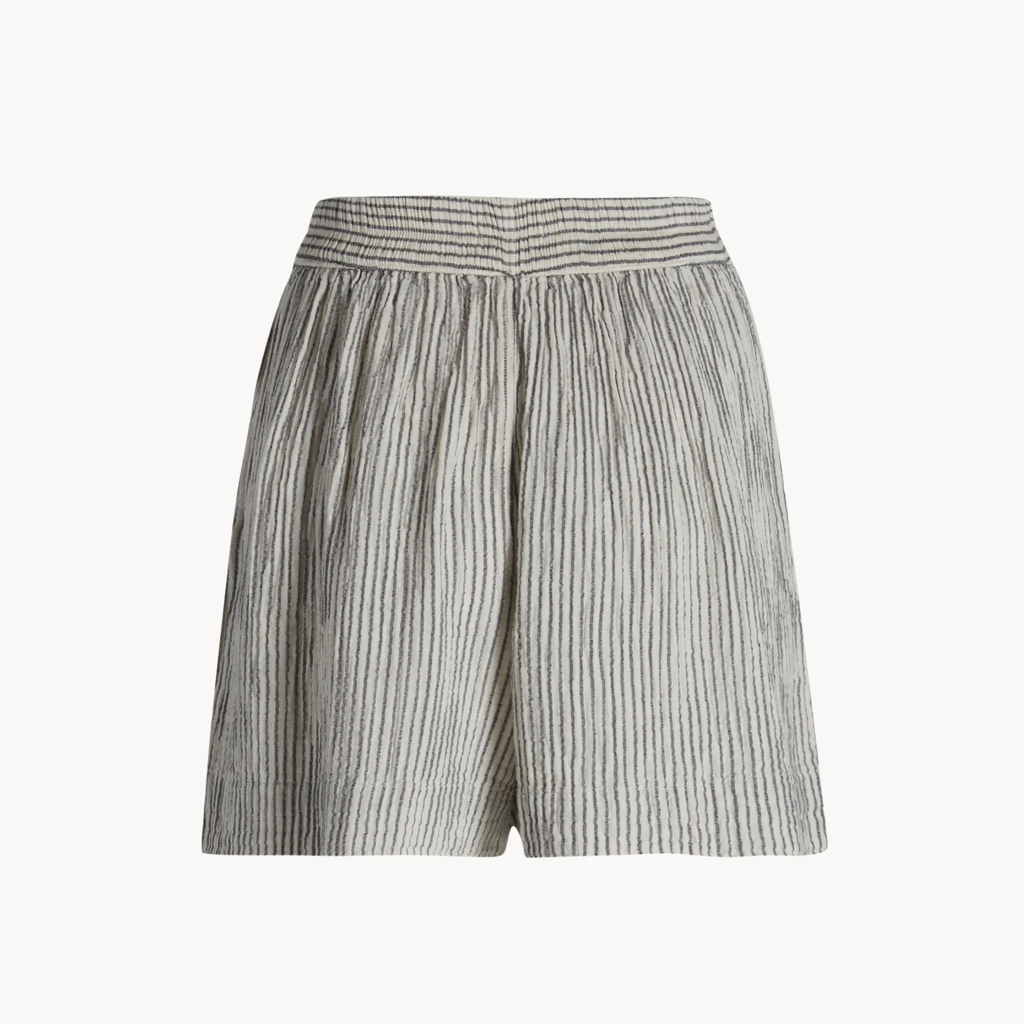 Striped Crinkle Cotton Shorts sold by POKOLOKO product image thumbnail 4