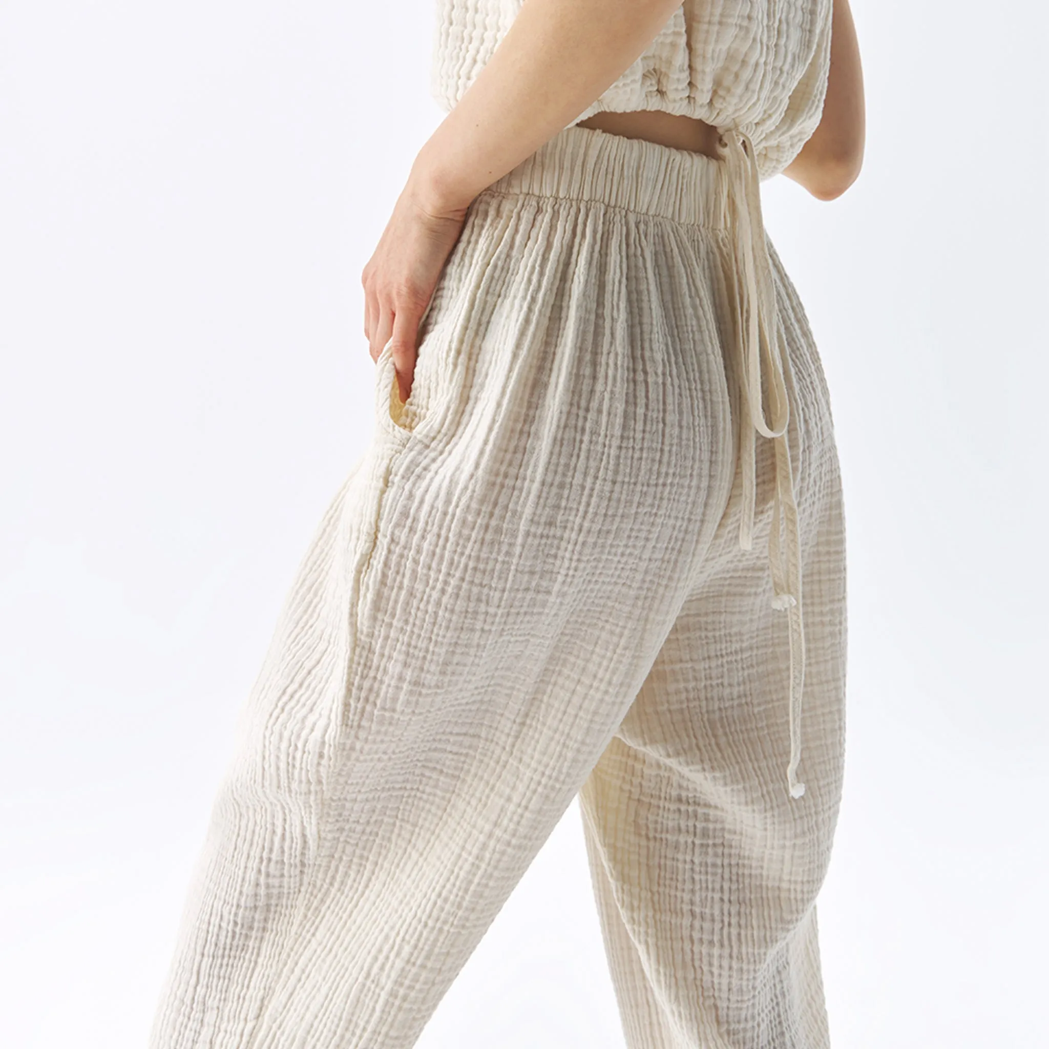 Crinkle Slouchy Pants sold by POKOLOKO product image thumbnail 3