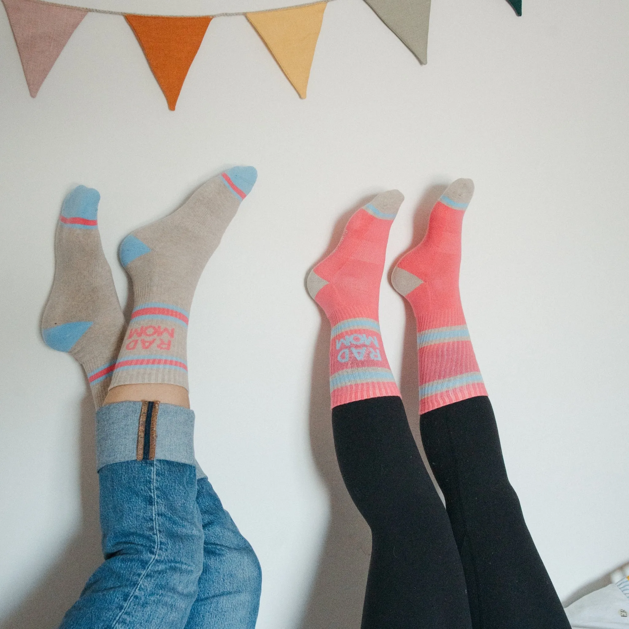 Rad Mom Pima Socks - Pack of 2 sold by POKOLOKO product image thumbnail 2