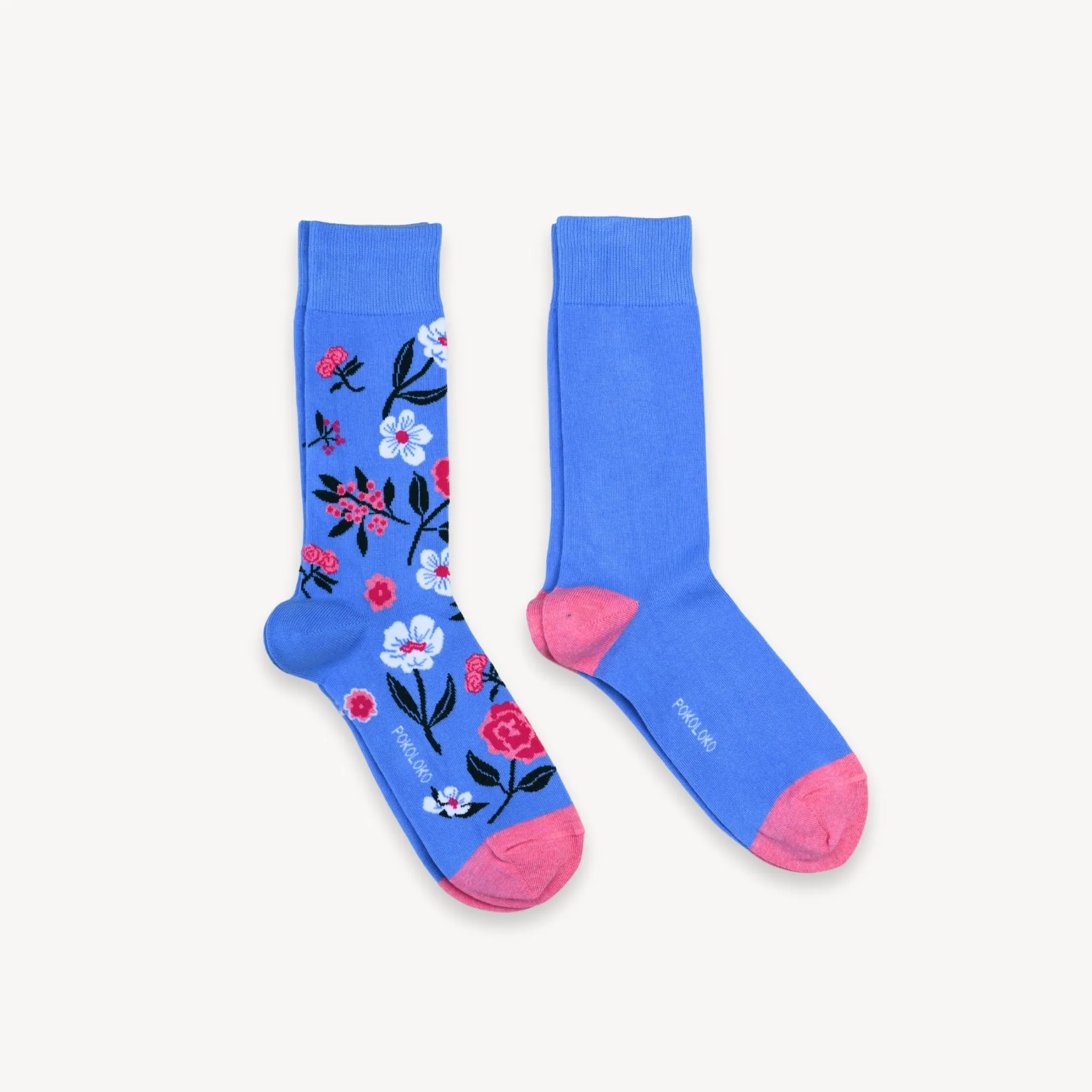 Vintage Floral Pima Socks - Pack of 2 sold by POKOLOKO