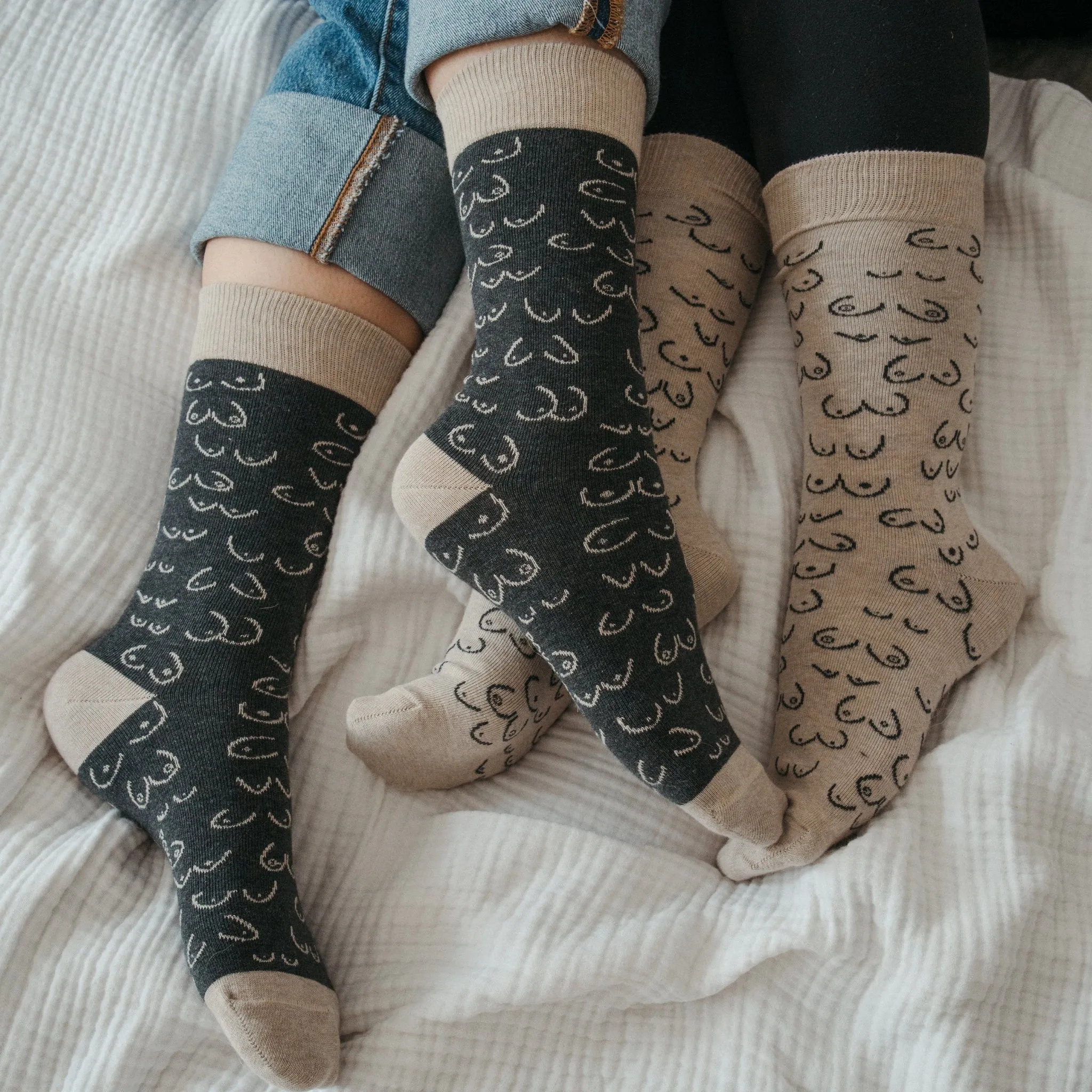 Boobie Pima Socks - Pack of 2 sold by POKOLOKO product image thumbnail 2