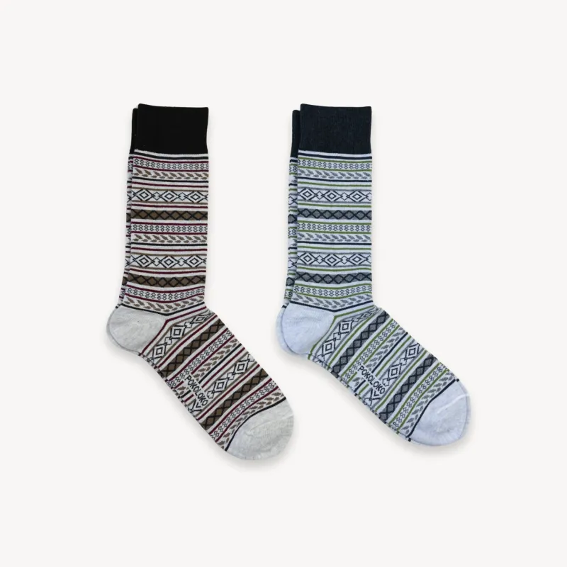 Scandinavian Pima Socks - Pack of 2 sold by POKOLOKO
