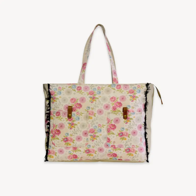 Cactus Daisy Weekender Bag sold by POKOLOKO