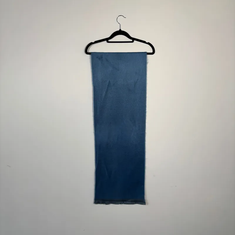 Solid Blue Scarf sold by POKOLOKO