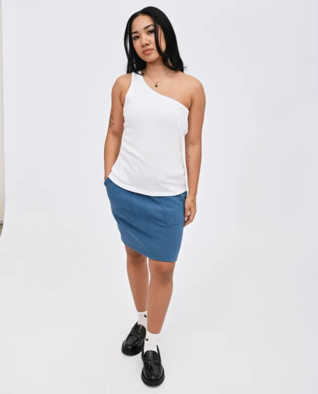 Suri one shoulder Tank Top sold by preloved