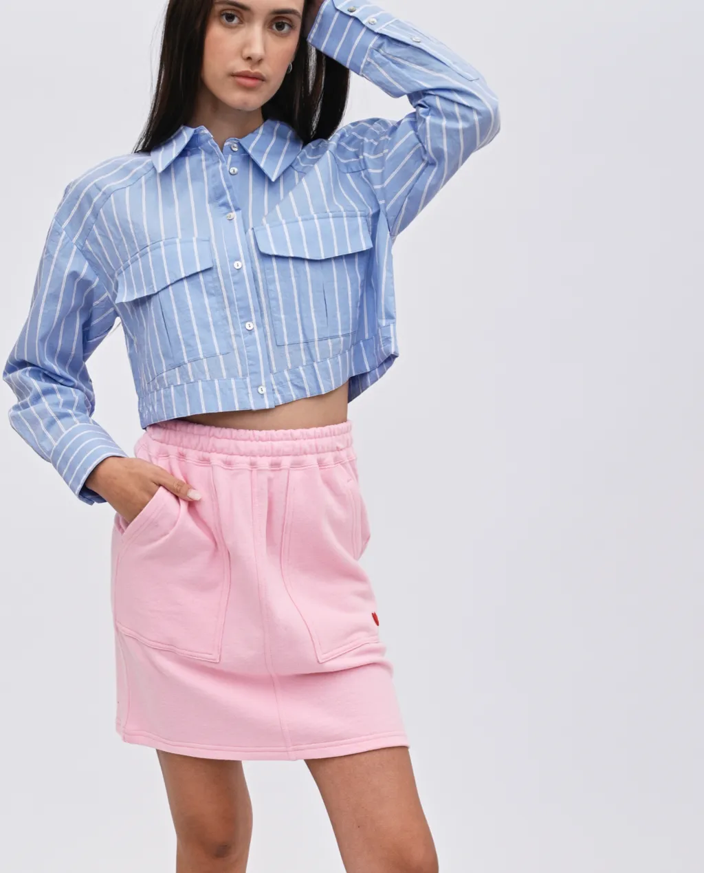 Jean mini skirt sold by preloved product image thumbnail 5