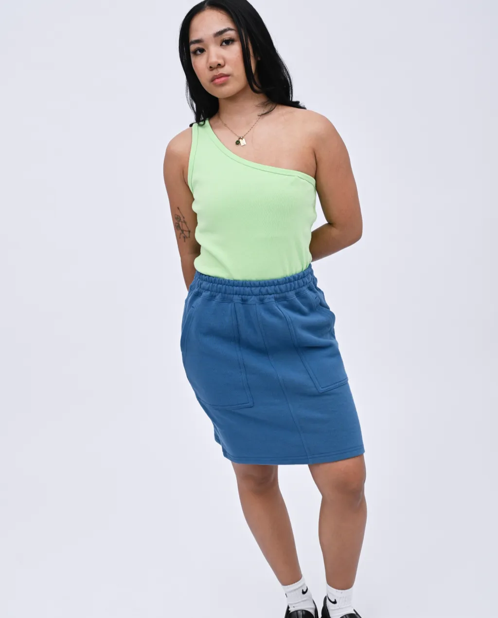 Jean mini skirt sold by preloved product image thumbnail 4