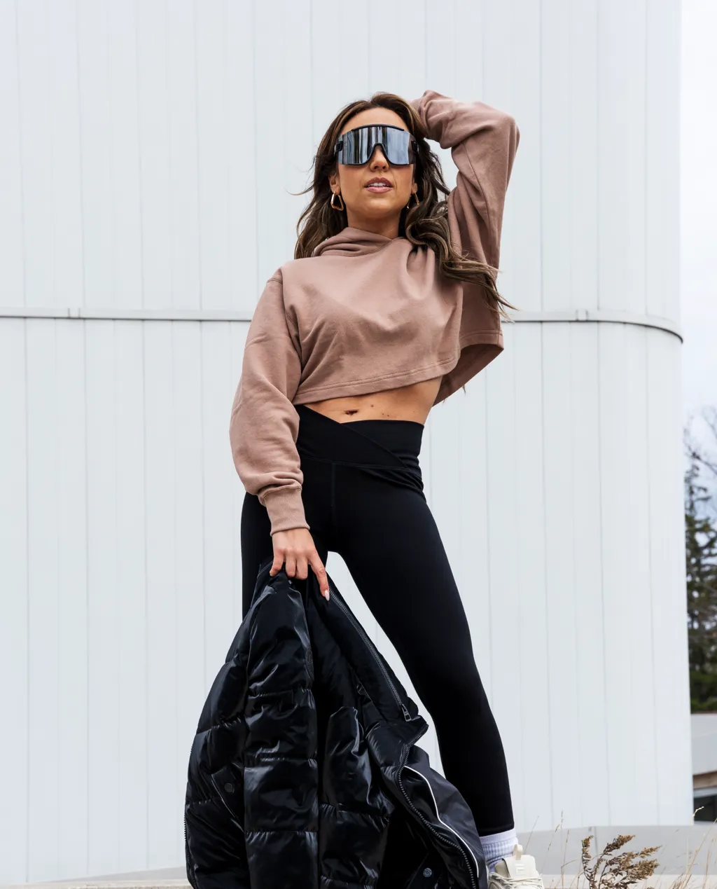 NS x preloved - Barbell Cropped Hoodie sold by preloved product image thumbnail 2