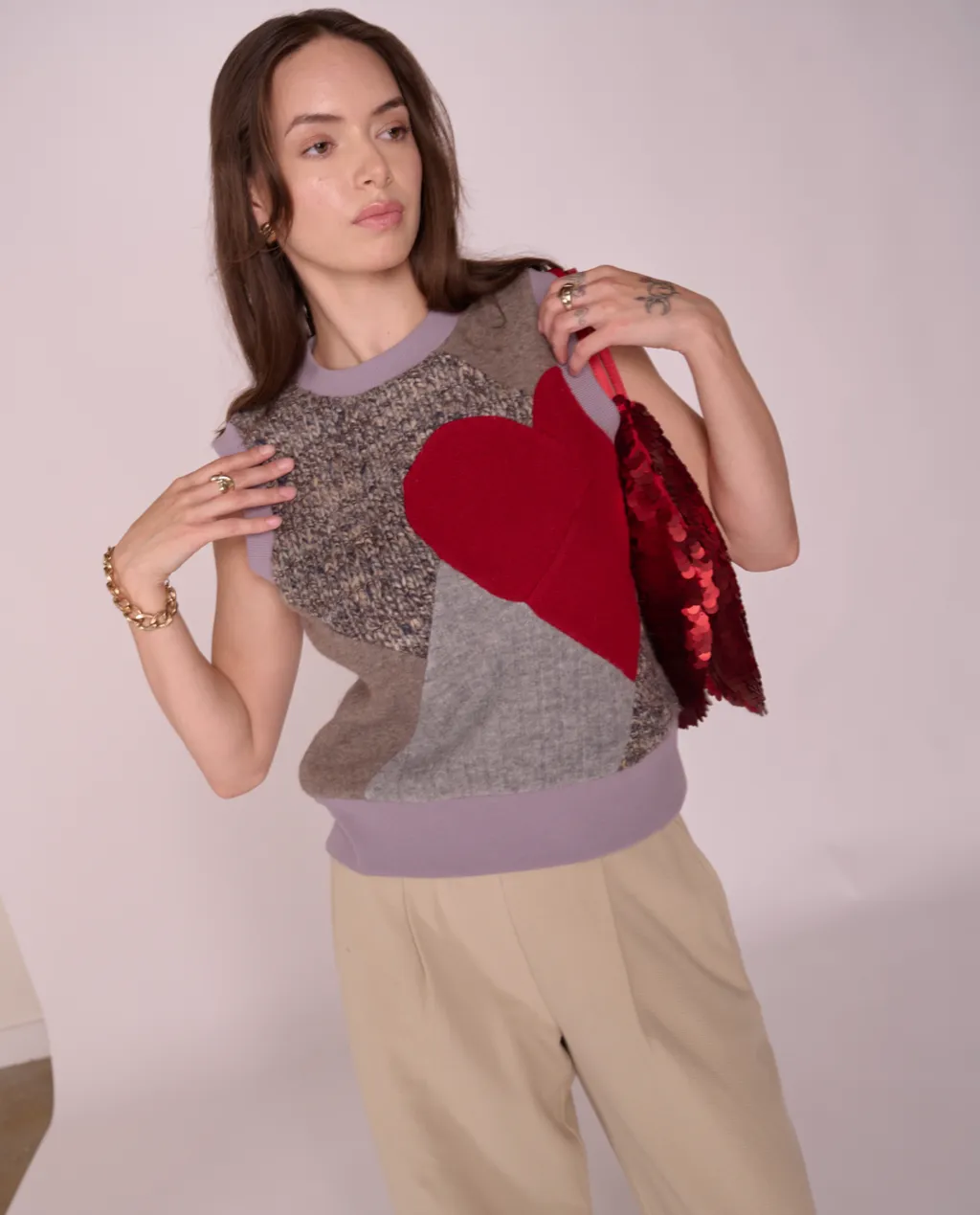 Babs sweater vest sold by preloved