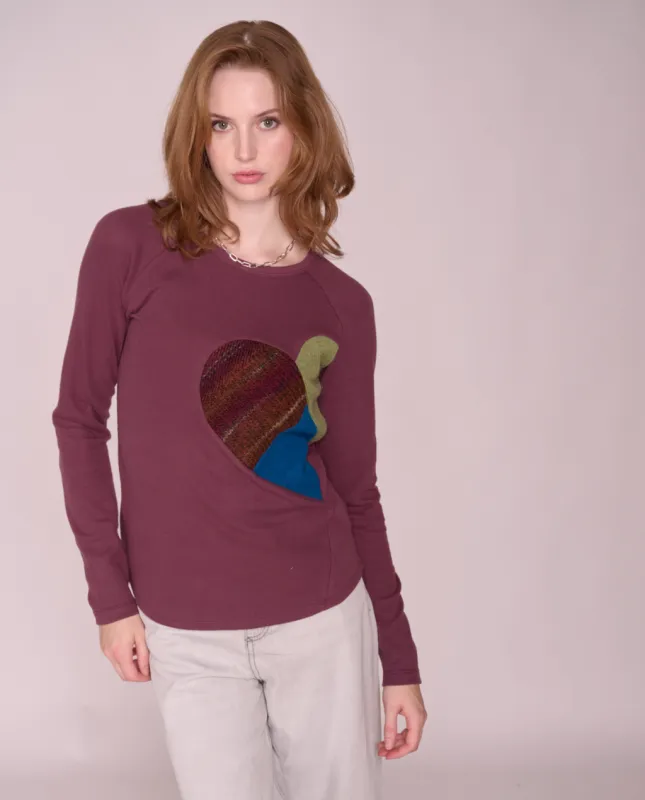 Eliot crew neck long sleeve top sold by preloved