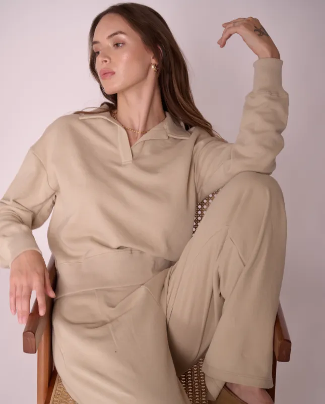 Elsie polo sweatshirt sold by preloved