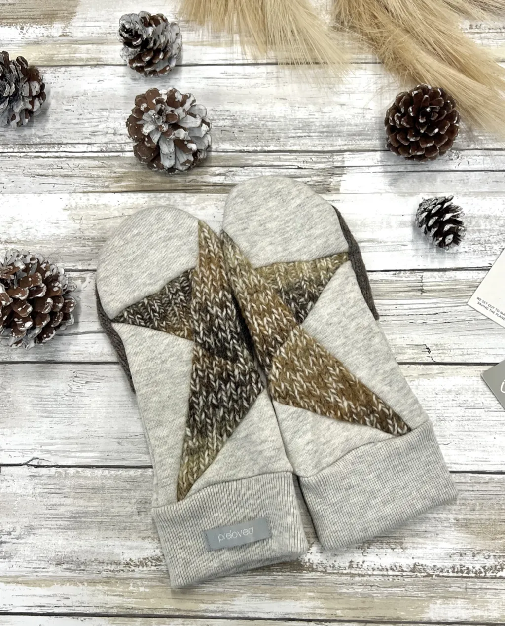 Skye Mitts with Upcycled Wool sold by preloved