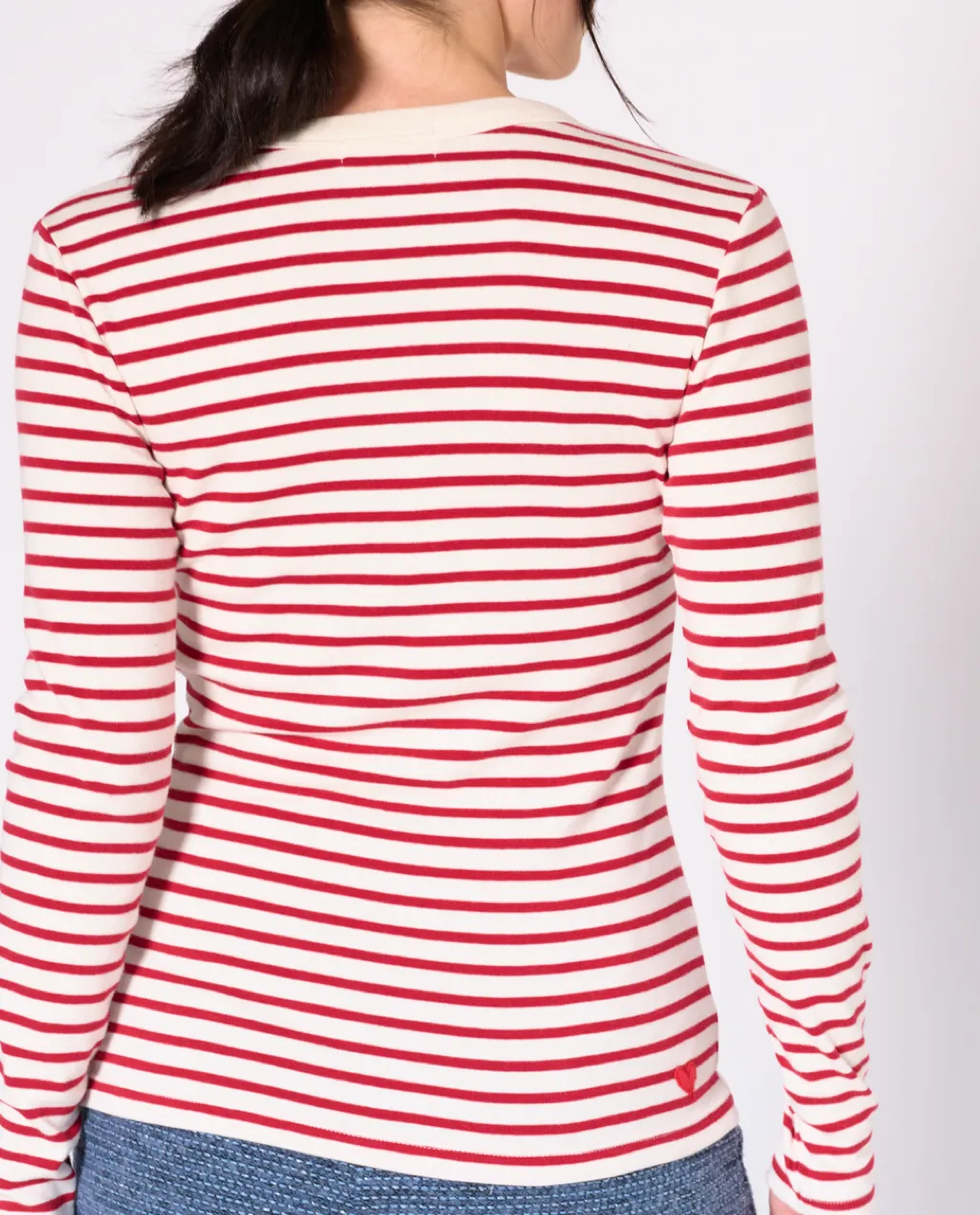 Nathalie stripe Henley top sold by preloved product image thumbnail 4