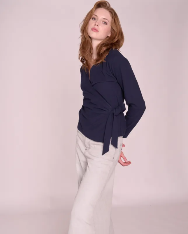 Amelie wrap Top made by preloved
