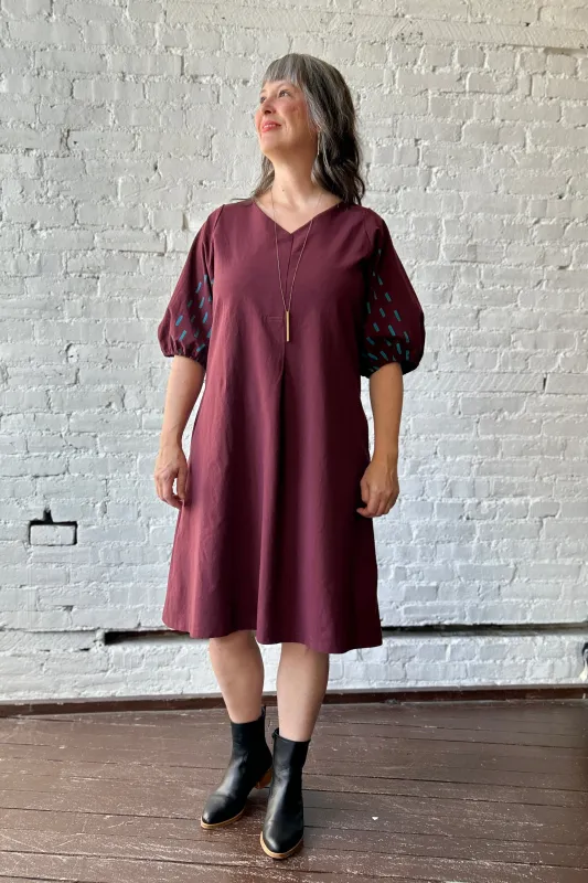 FINAL SALE Sleeved Shelter Dress made by Smoking Lily