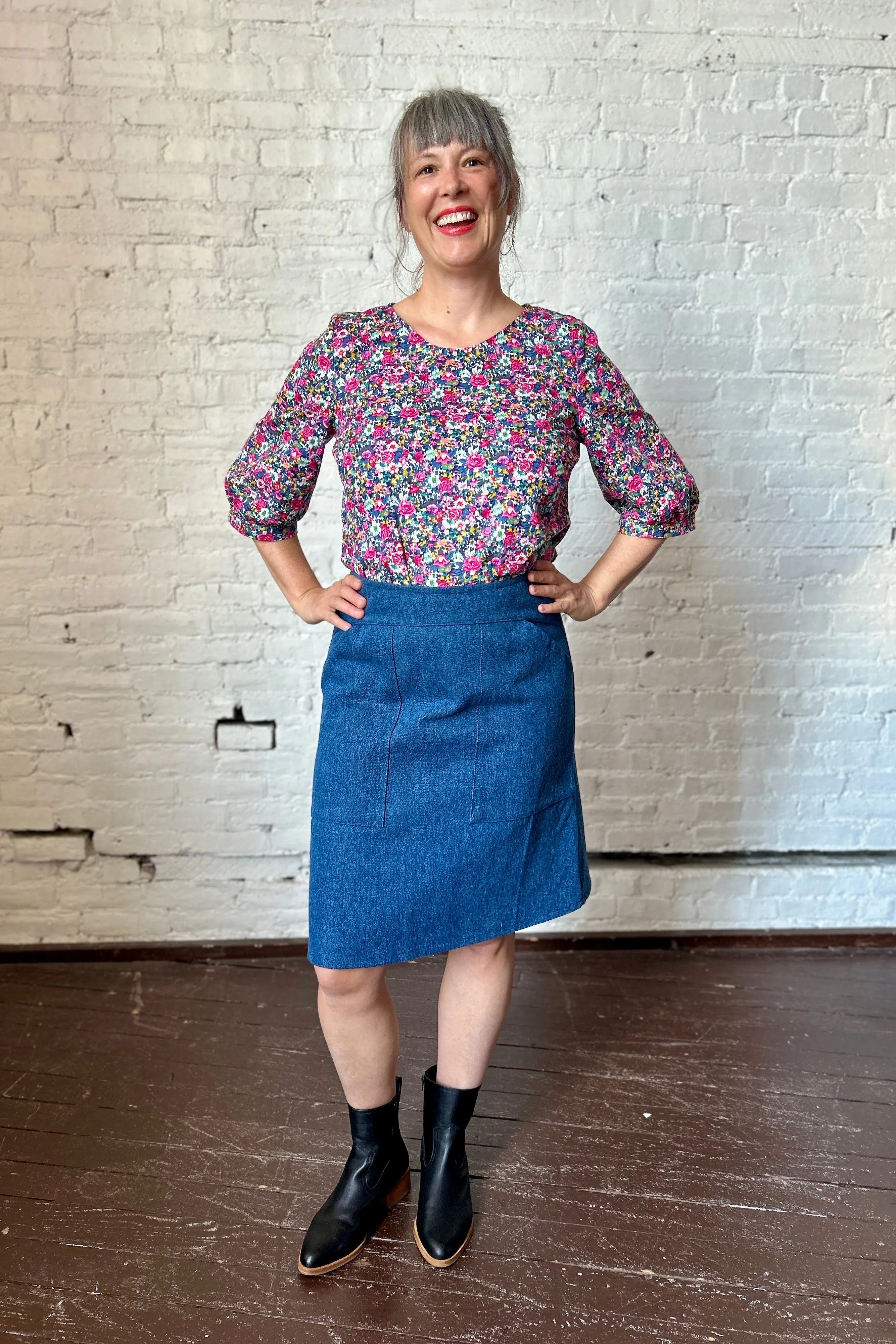 FINAL SALE Off the Cuff Blouse sold by Smoking Lily