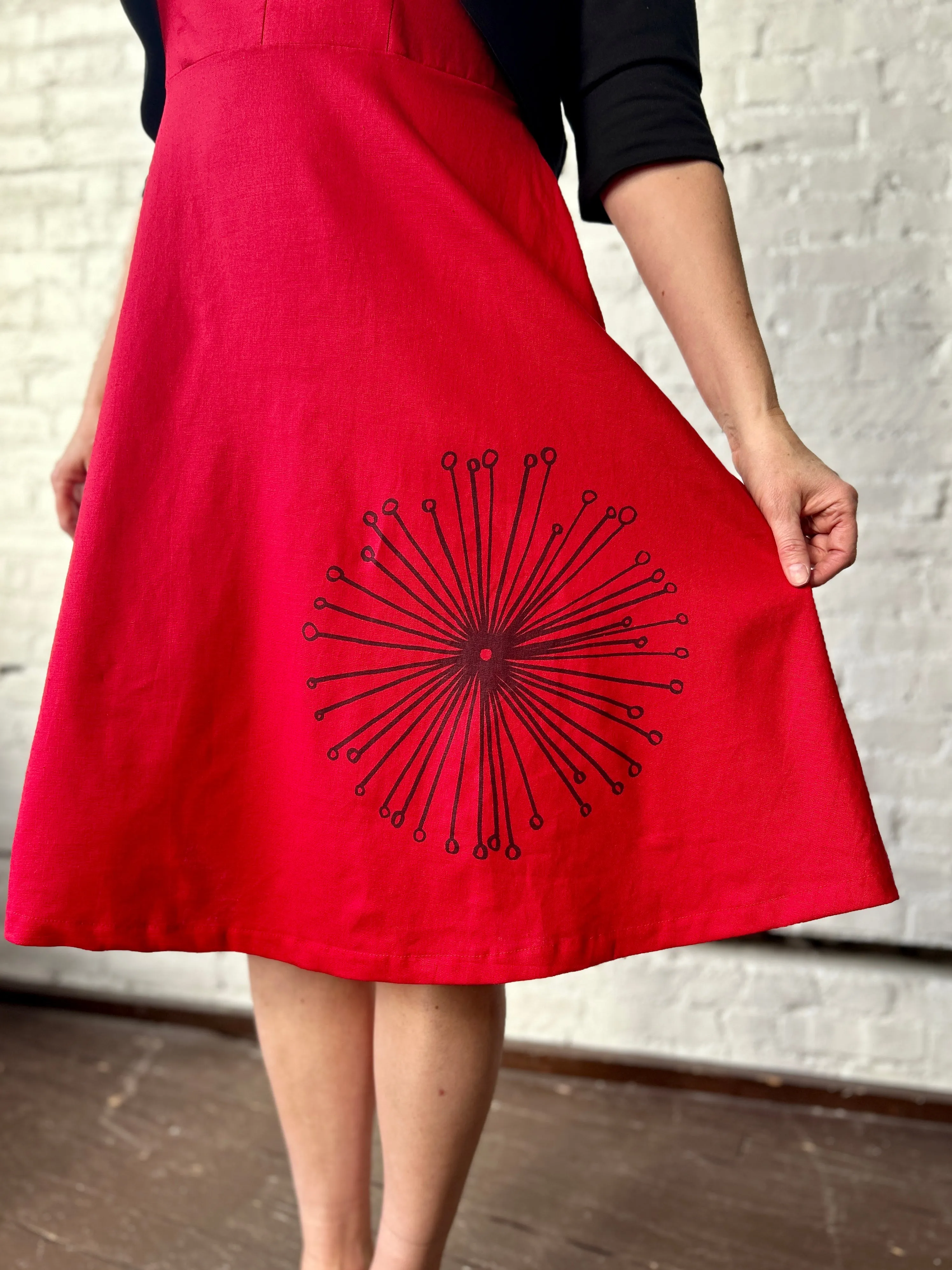 FINAL SALE Bodega Dress - Crimson sold by Smoking Lily product image thumbnail 4