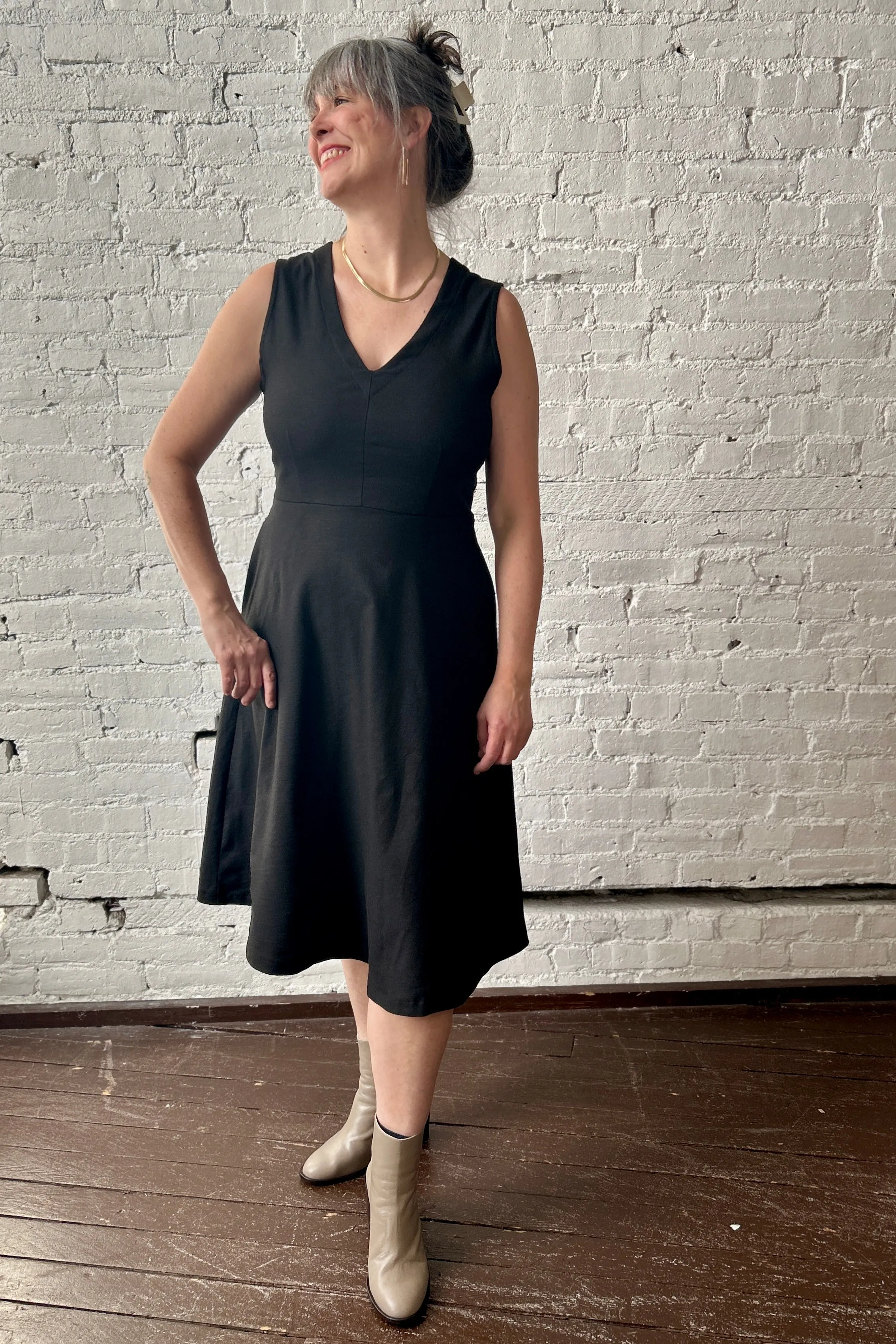 FINAL SALE Bodega Dress - Black sold by Smoking Lily