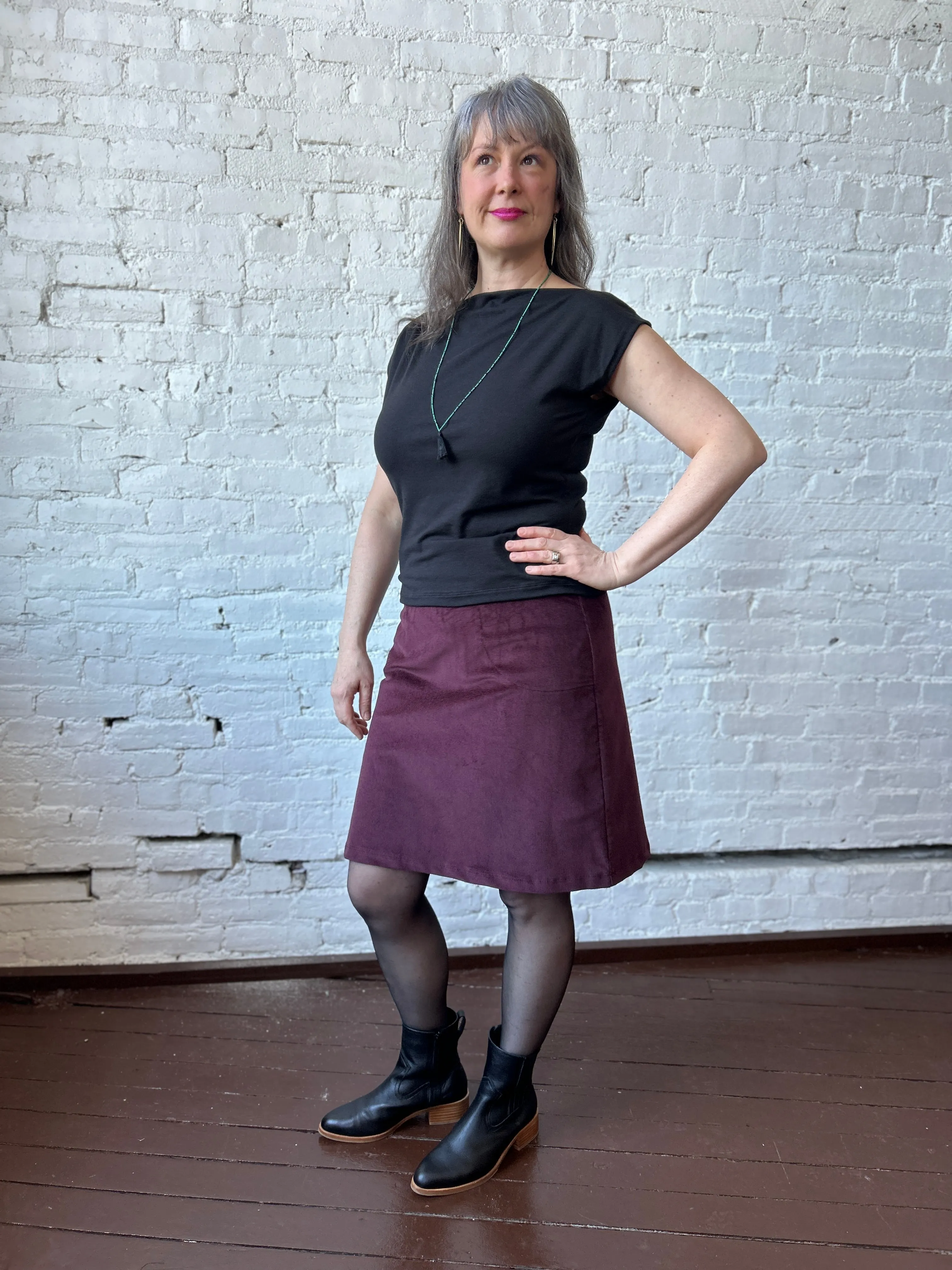 Olympia Top - Black Unprinted sold by Smoking Lily product image thumbnail 4