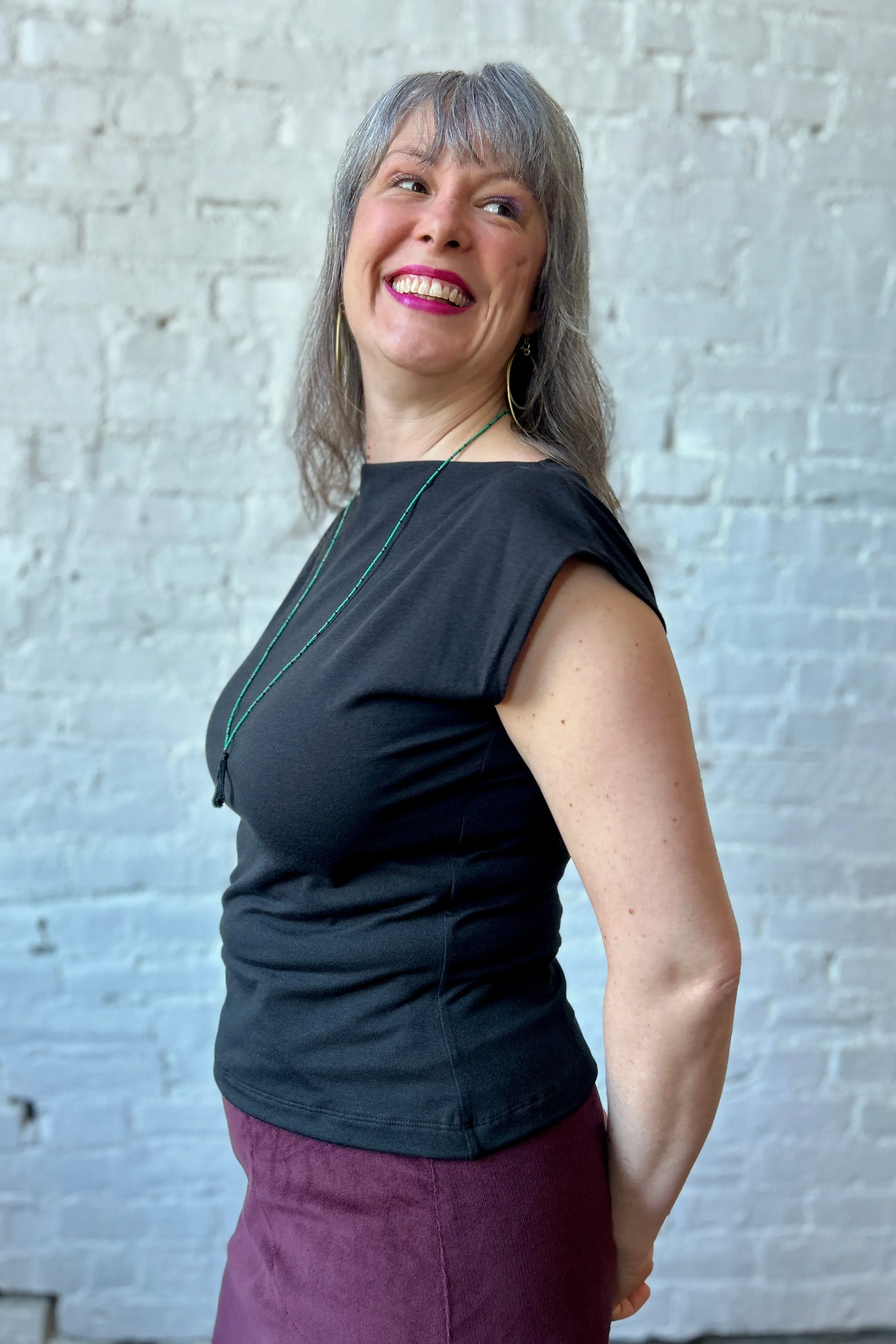 Olympia Top - Black Unprinted sold by Smoking Lily product image thumbnail 2