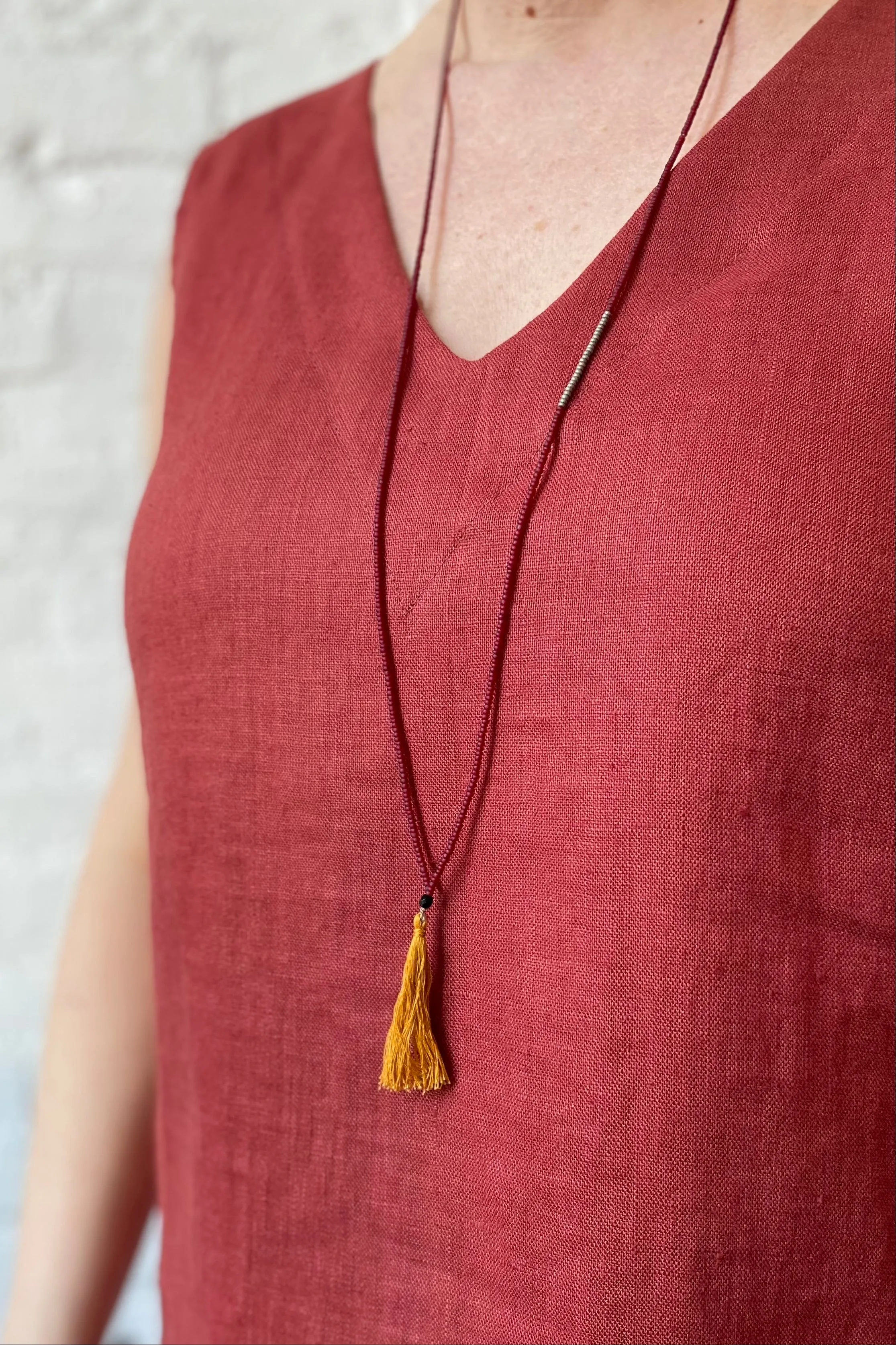 Lark - Beaded Tassel Necklace sold by Smoking Lily product image thumbnail 2
