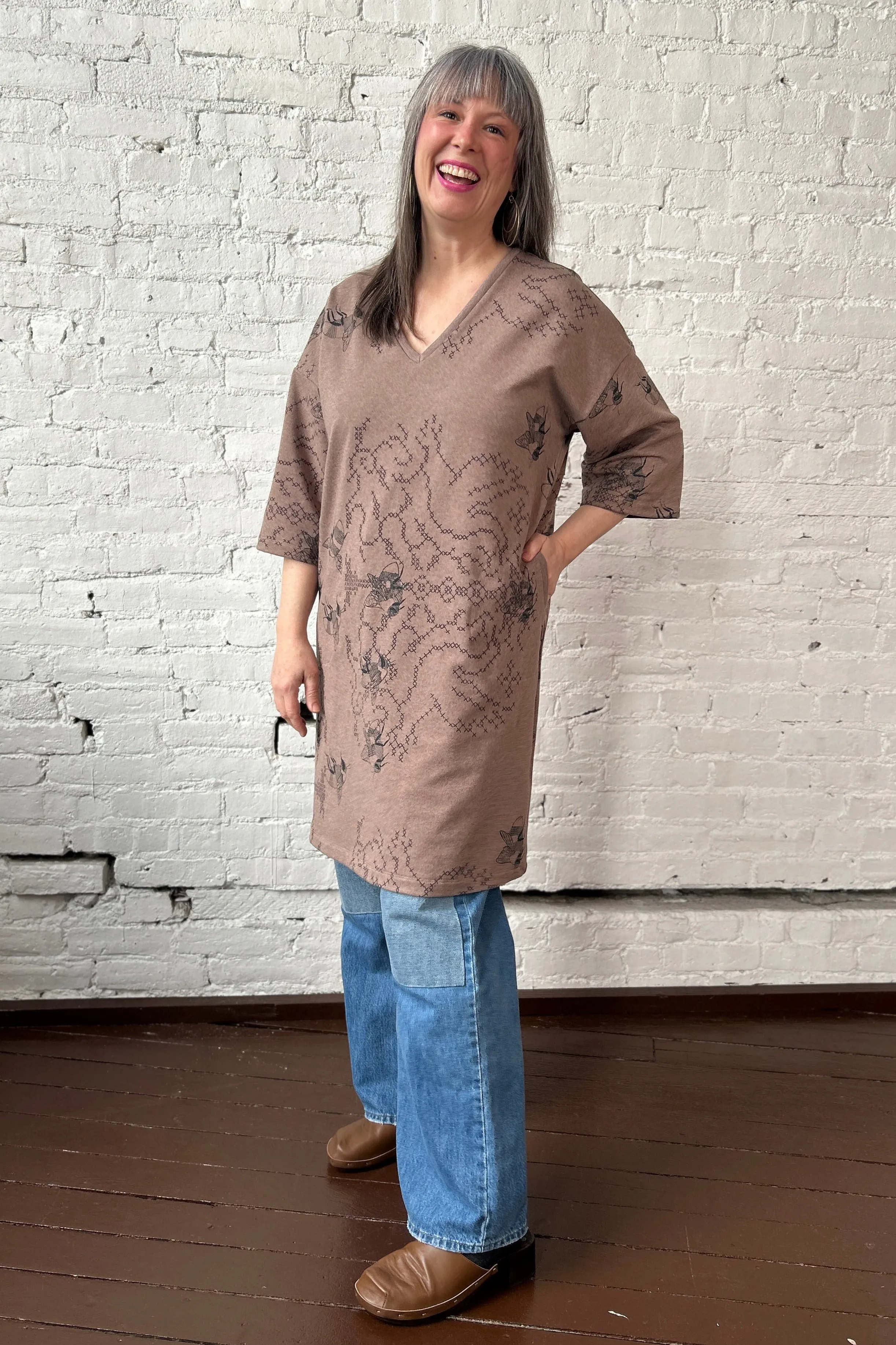 Market Tunic - Mocha sold by Smoking Lily product image thumbnail 5