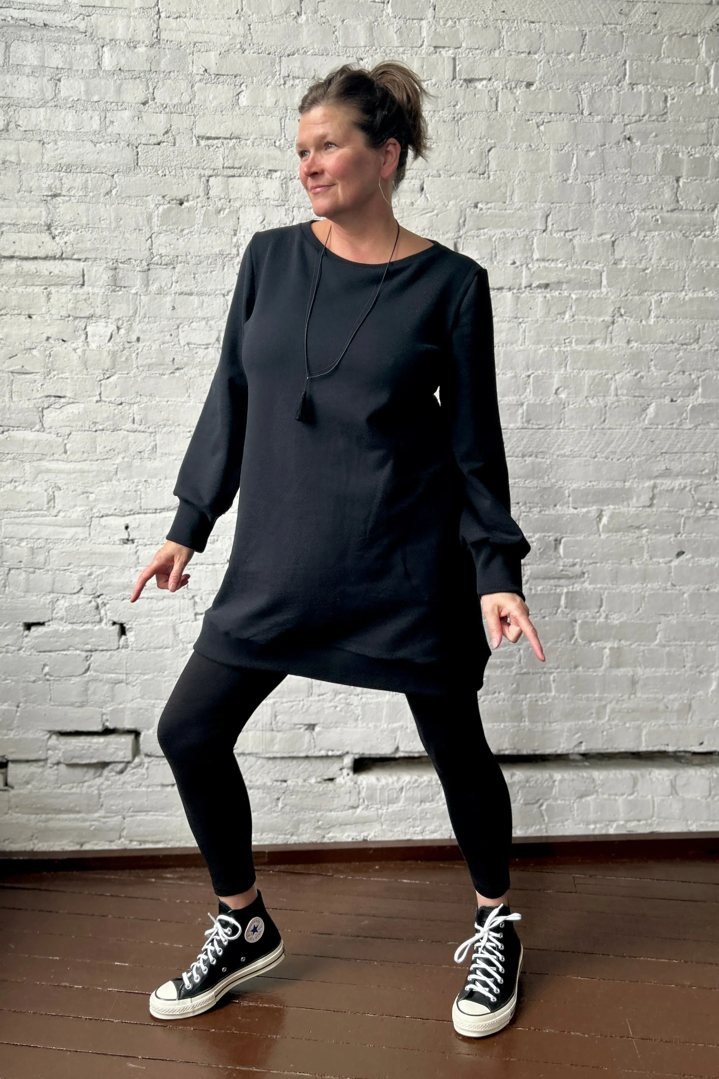 Dancer Sweater Dress - Black sold by Smoking Lily product image thumbnail 5